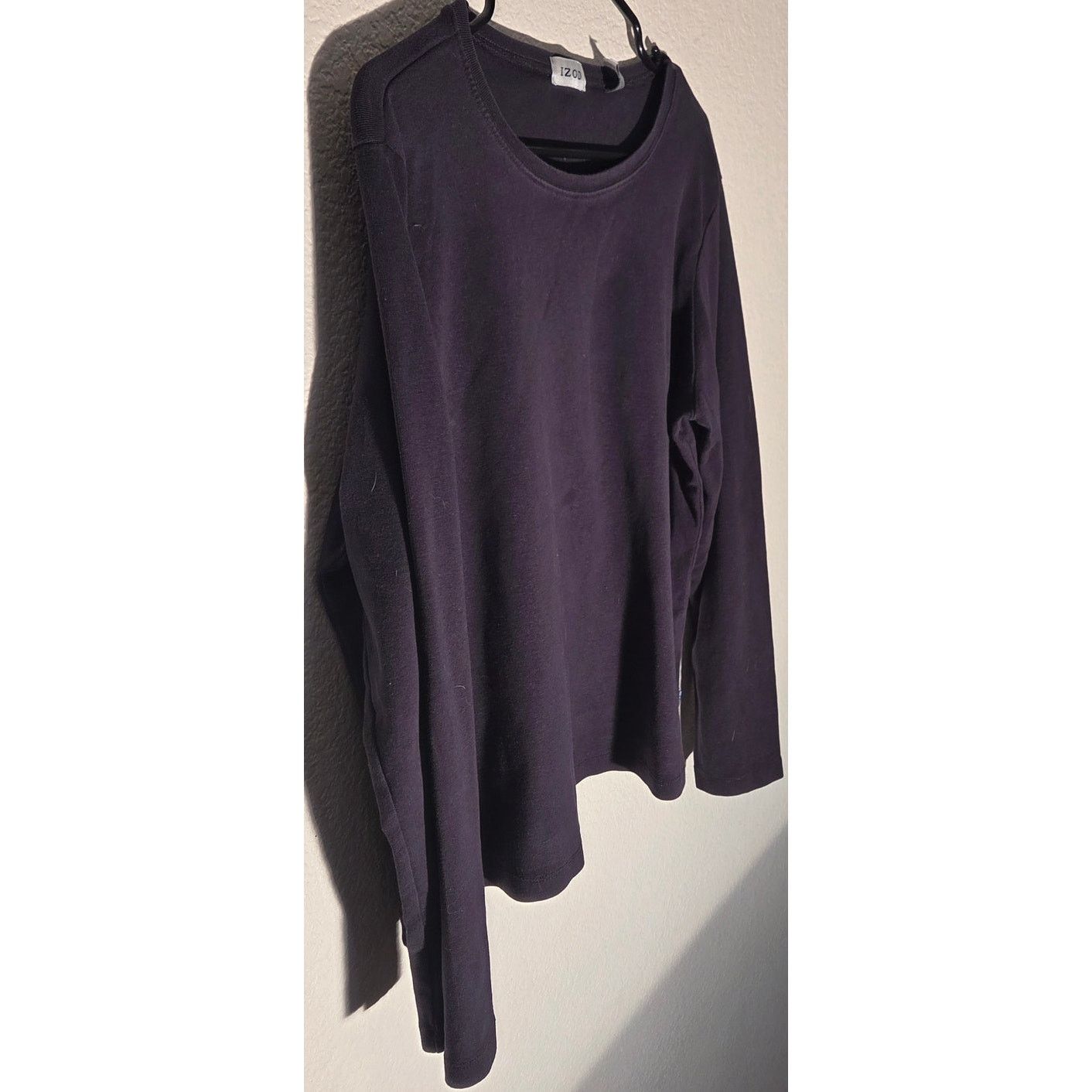 Izod Women's XL IZOD Black Thermal Knit Long Sleeve Sweater Size XL / US 12-14 / IT 48-50 - 3 Thumbnail