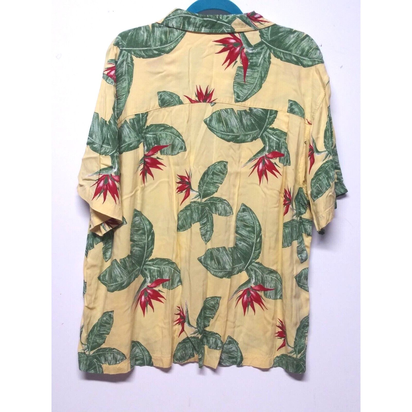 Vintage Scandia Woods Hawaiian Mens Shirt XXL Tropical BIRD OF PARAD Size US XXL / EU 58 / 5 - 8 Thumbnail