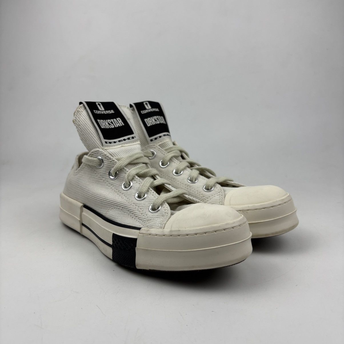 Converse × Rick Owens Drkshdw CONVERSE x Rick Owens DRKSHDW DRKSTAR Ox low-top sneakers Size US 6 / IT 36 - 1 Thumbnail
