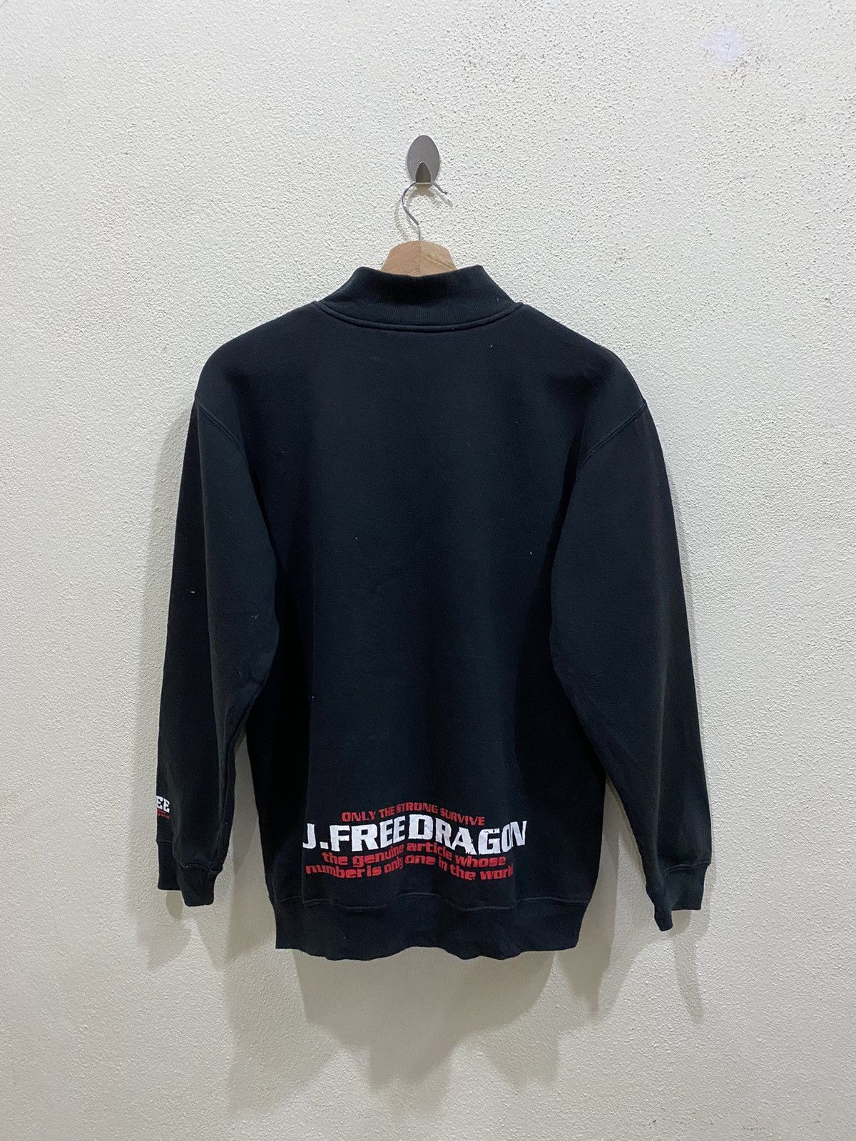 Japanese Brand Dj Free Dragon Big Logo Sweatshirt Size US S / EU 44-46 / 1 - 5 Thumbnail