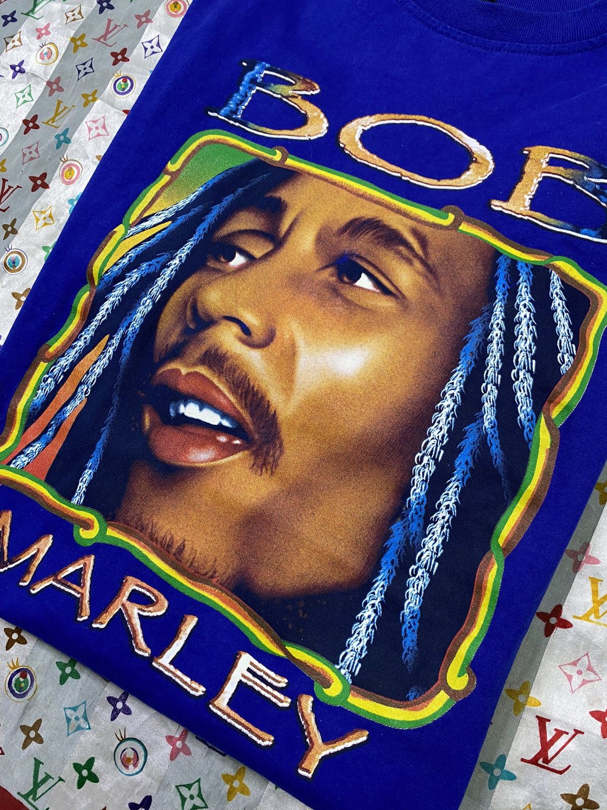 Vintage Vintage 00’ Bob Marley Rap T-Shirt Men’s XLarge Size US XL / EU 56 / 4 - 2 Thumbnail