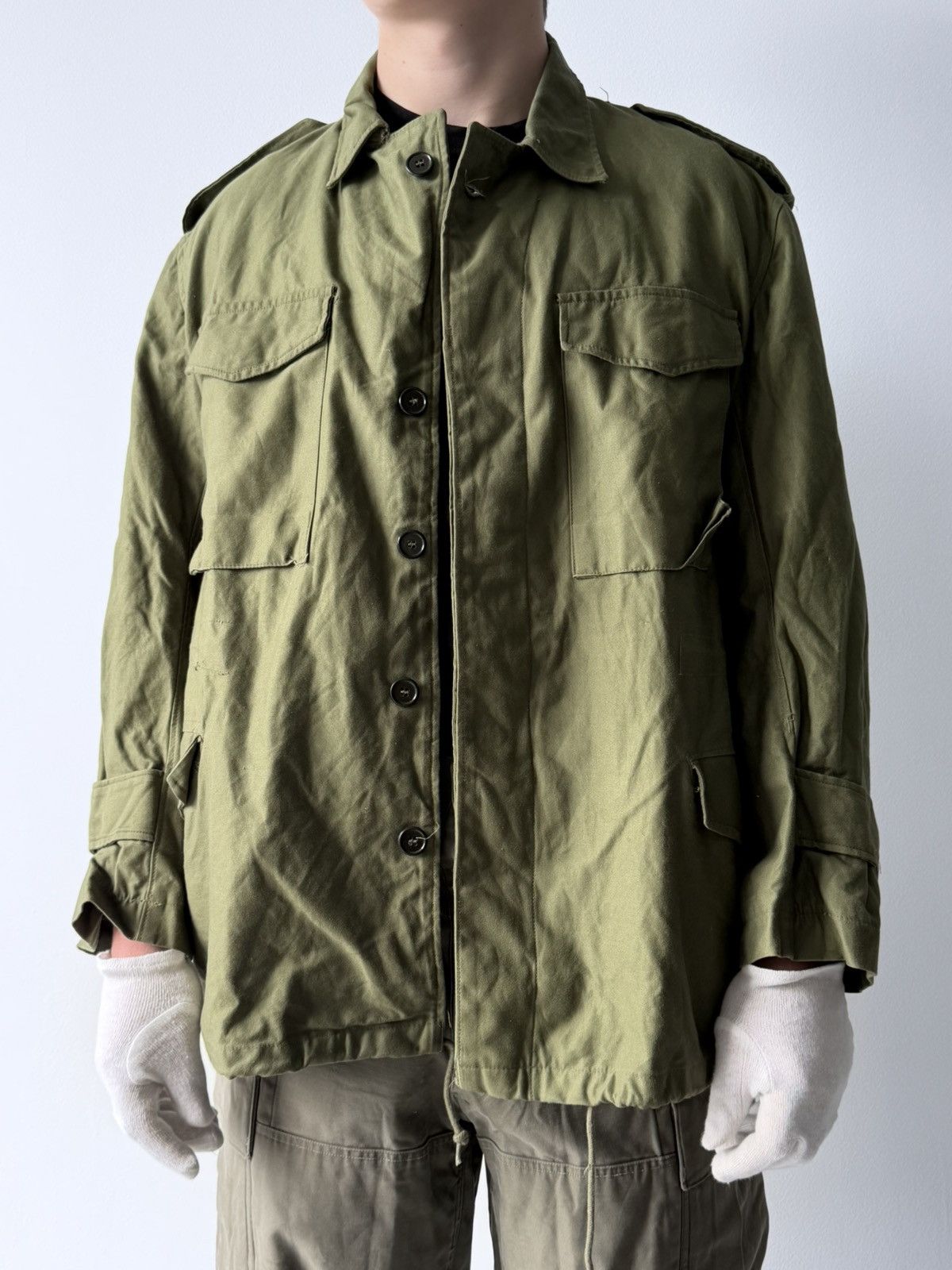 Vintage Vintage M 1943 USA Military Field Jacket Size US L / EU 52-54 / 3 - 1 Thumbnail