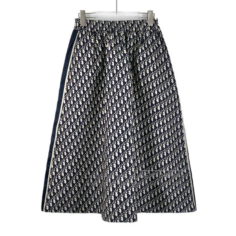 Dior Dior Colour-blocked logo jacquard full-print casual half-l Size 24" / US 00 / IT 34 - 2 Thumbnail