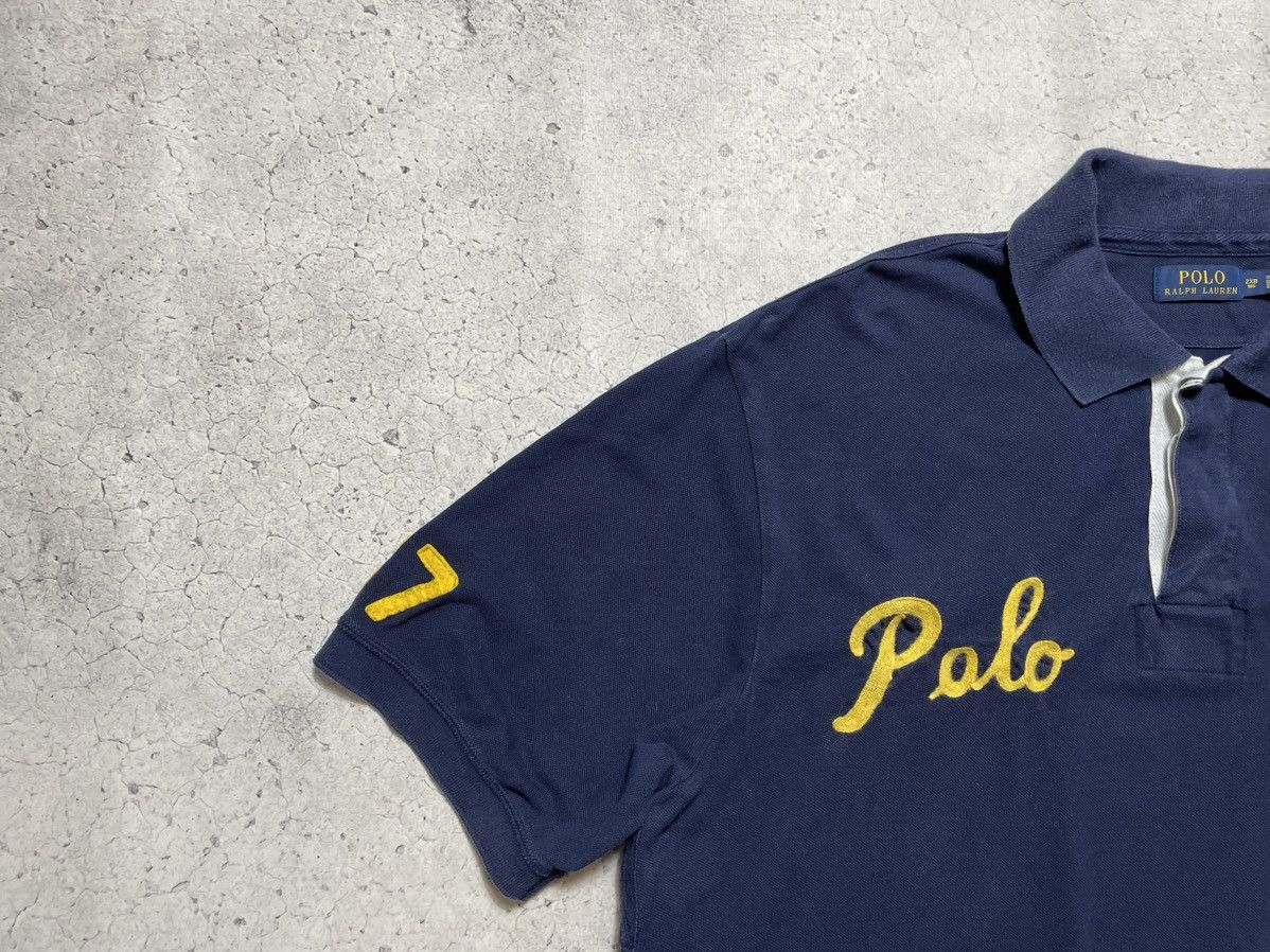 Polo Ralph Lauren Vintage Polo T-Shirt Polo Ralph Lauren RL PRL Big Logo #67 Size US XXL / EU 58 / 5 - 4 Thumbnail