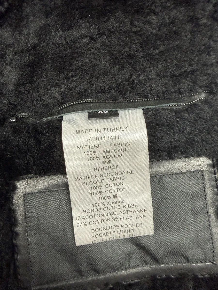 Givenchy AW2014 Givenchy Black Leather Shearling Hooded Jacket by Riccardo Tisci Size US S / EU 44-46 / 1 - 9 Thumbnail