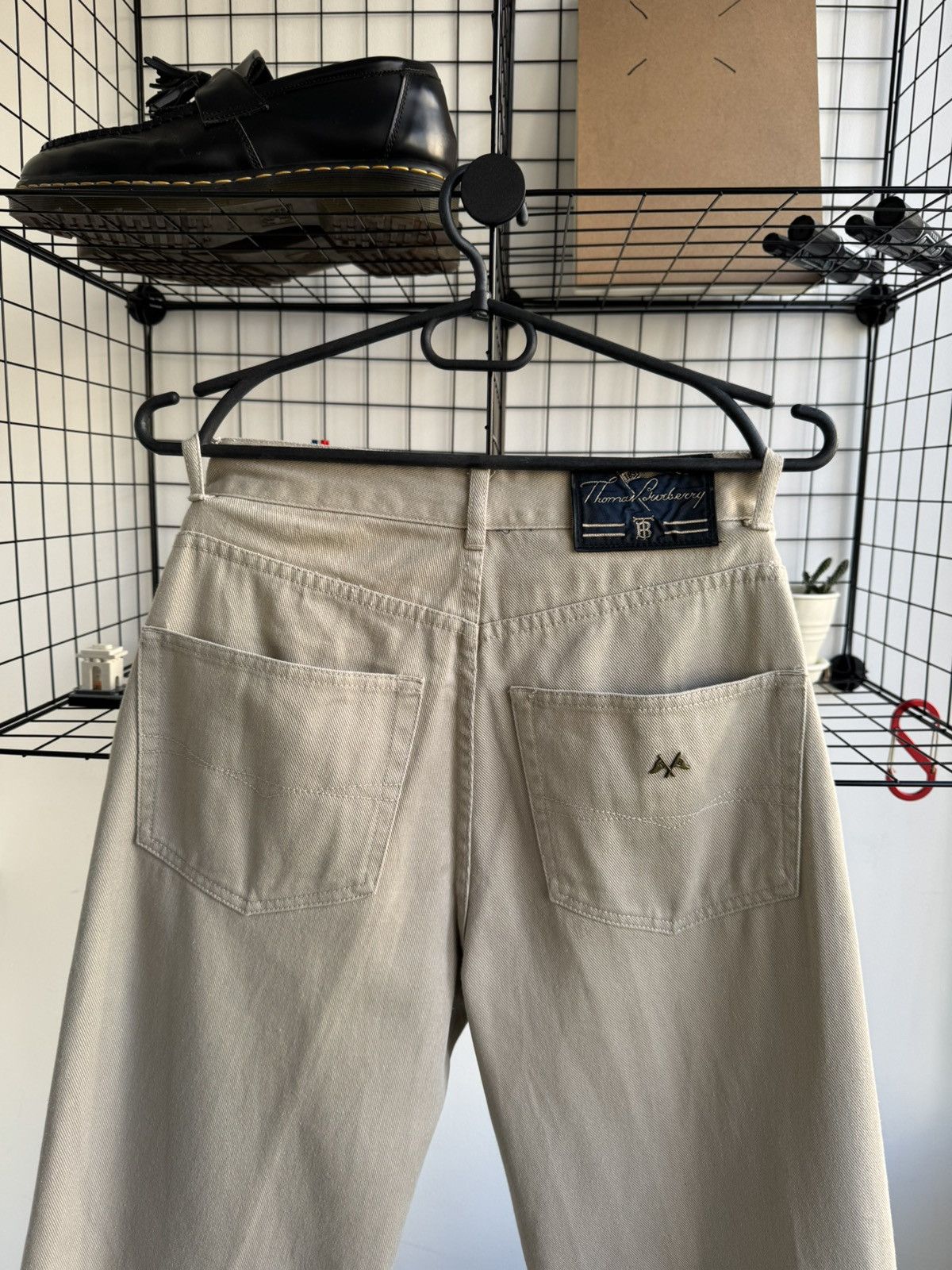 Burberry × Vintage Vintage Thomas Burberry Denim Pants Size US 32 / EU 48 - 1 Thumbnail