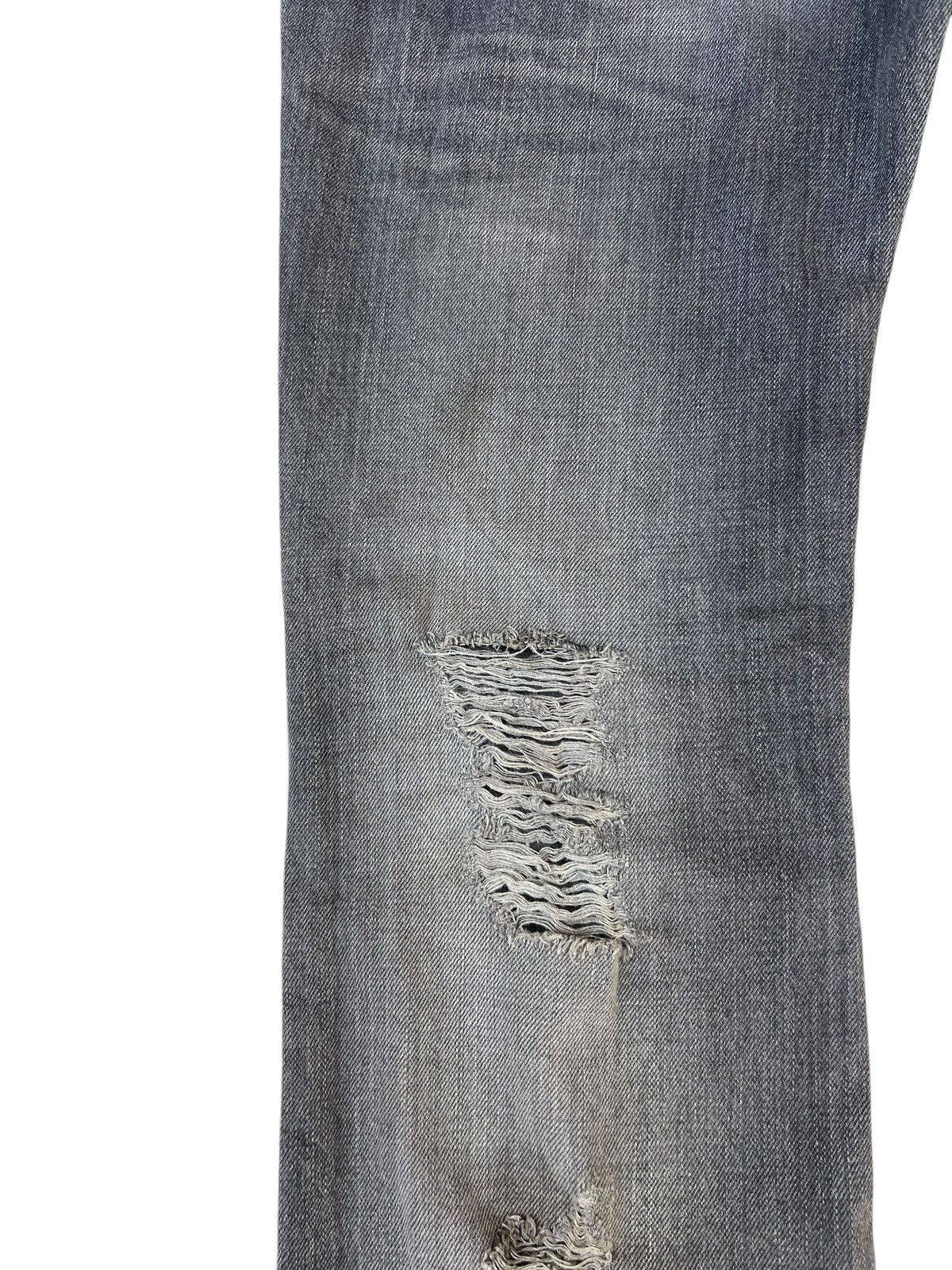 Vintage Of The Neige- Style Japan Rips Distress Denim Bootcut Jeans Size US 31 - 15 Thumbnail