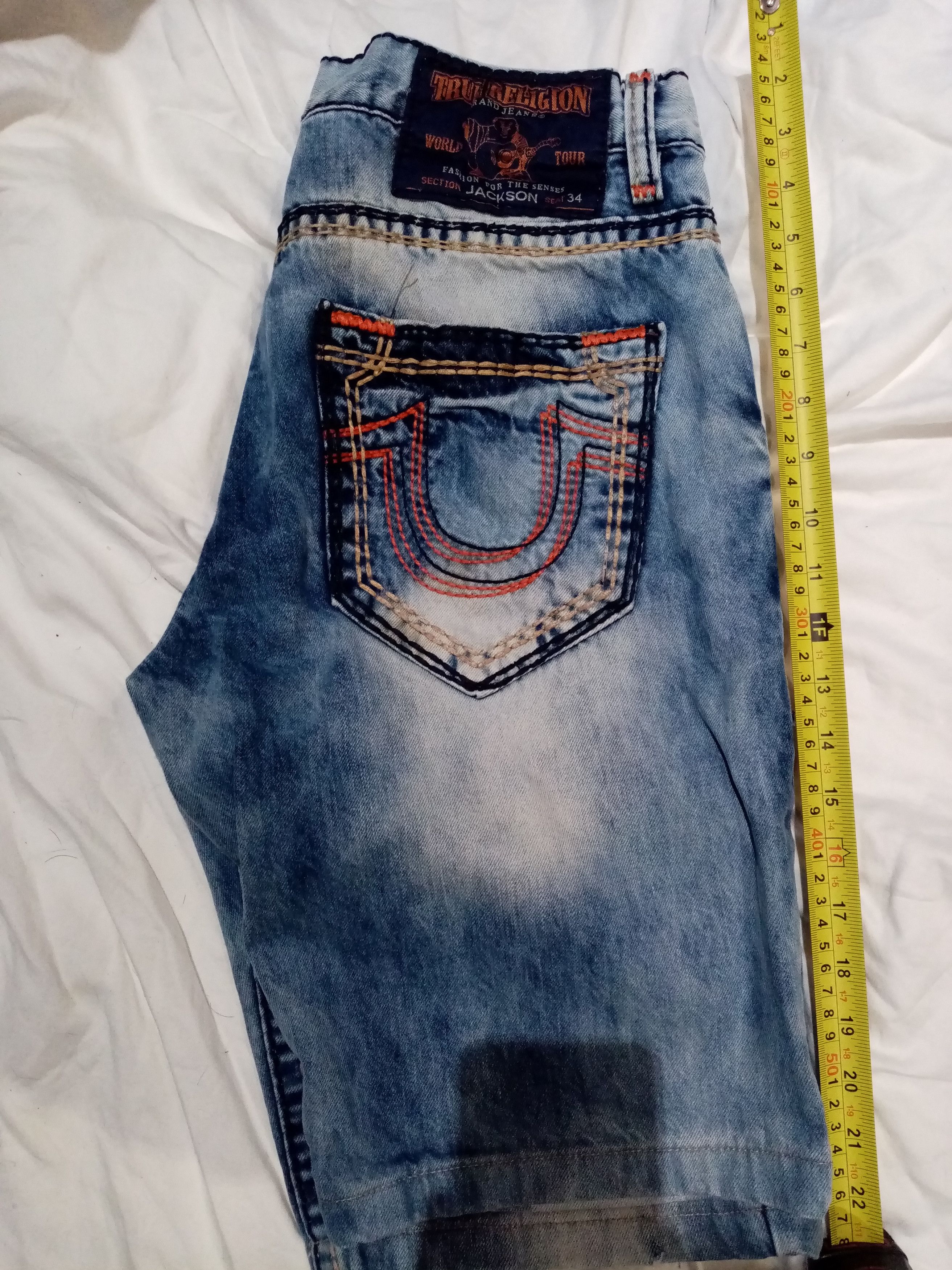 True Religion TRUE RELIGION JEAN SHORTS 34 Size US 34 / EU 50 - 1 Thumbnail