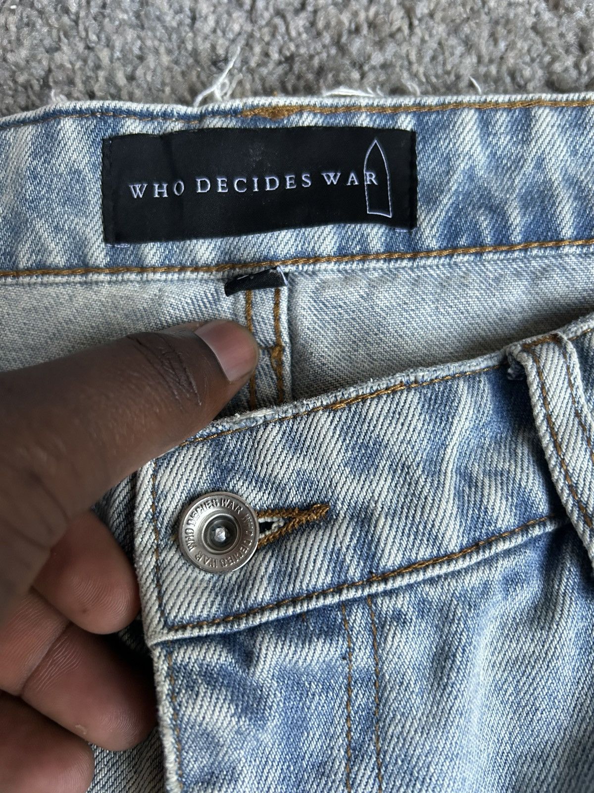 Who Decides War Who decides war ripped jeans Size US 38 / EU 54 - 3 Thumbnail