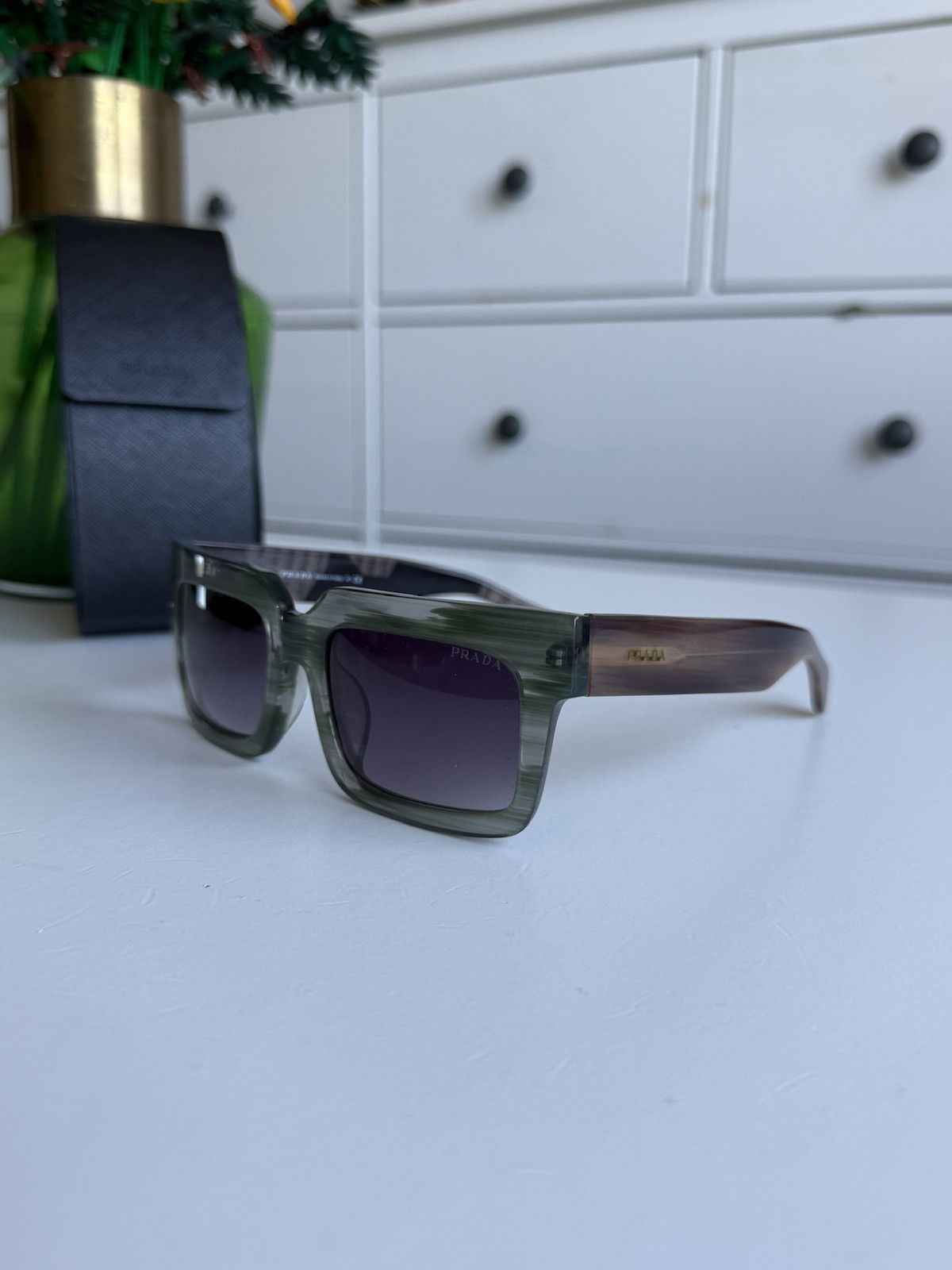 Prada Vintage y2k Prada sunglasses designer streetwear archive rare Size ONE SIZE - 5 Thumbnail