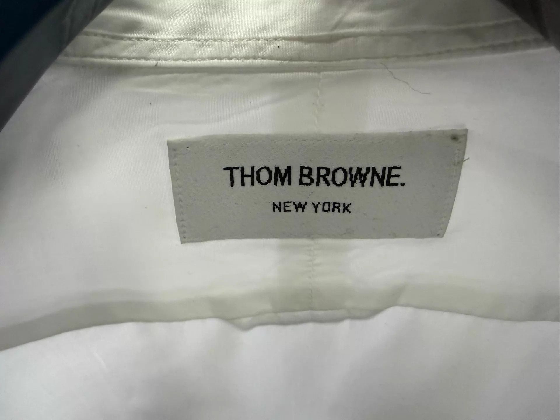 Thom Browne Thom Browne Colorblock Placket Poplin Shirt Size 1 9/10 Size US S / EU 44-46 / 1 - 3 Thumbnail