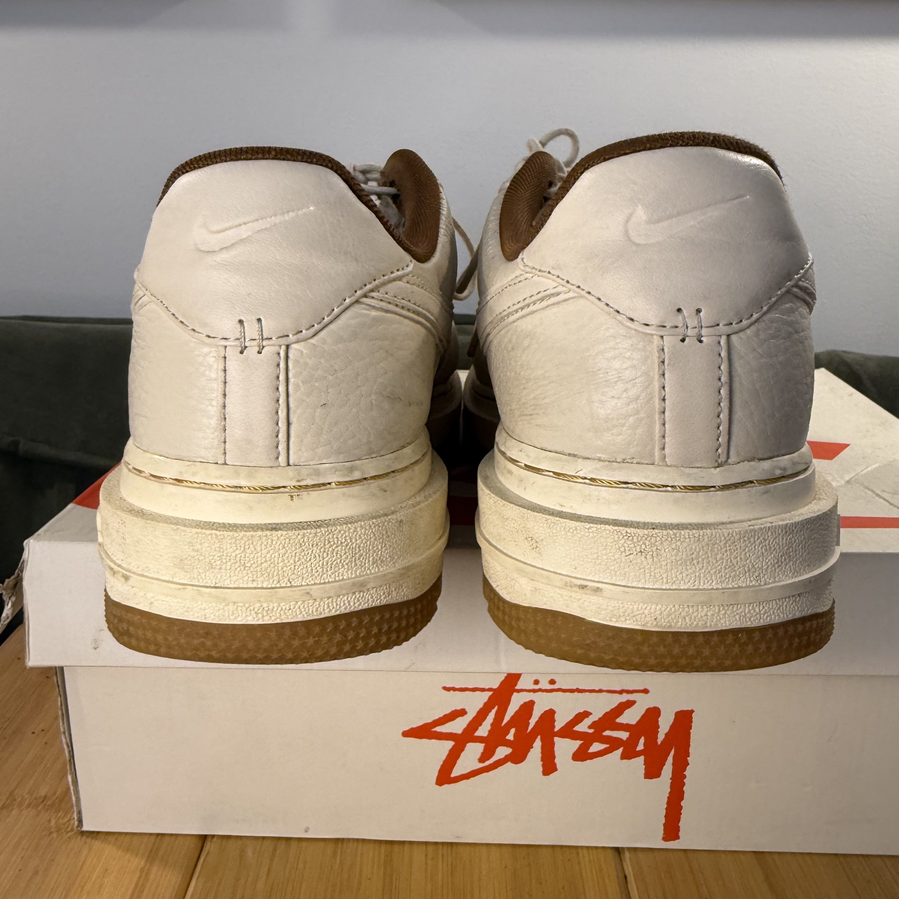 Nike Nike Air Force 1 Low Luxe Pearl White, DB4109-200 Size US 10.5 / EU 43-44 - 4 Thumbnail