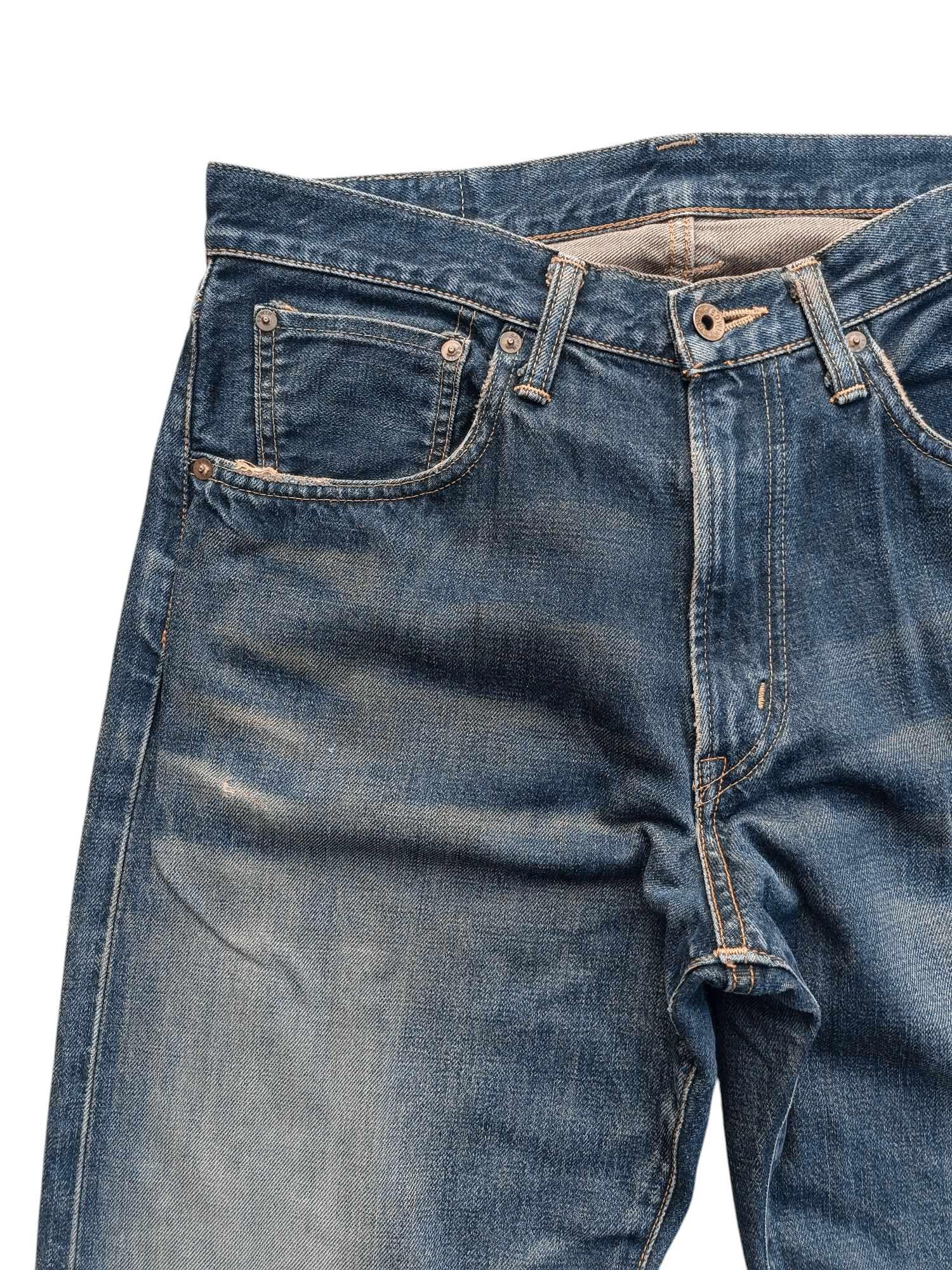Edwin × Vintage Vintage Edwin Japan 505 X Selvedge Orange Tab Denim E252 Size US 32 / EU 48 - 6 Thumbnail