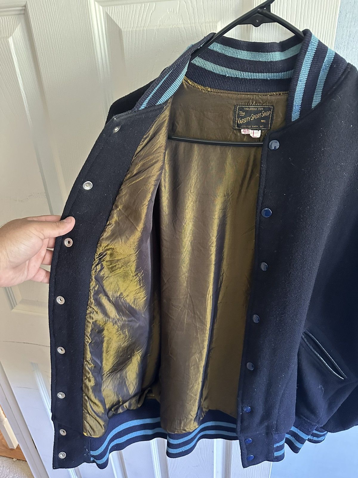 Vintage Vintage Varsity Jacket Size US XL / EU 56 / 4 - 4 Thumbnail