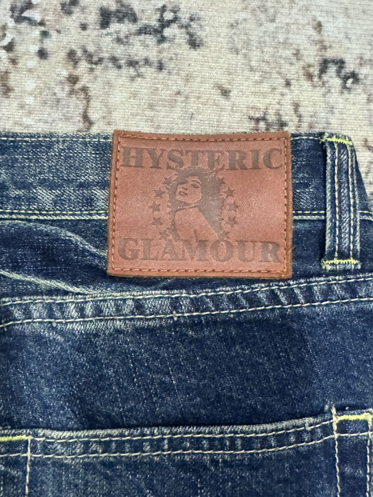 Hysteric Glamour HYSTERIC GLAMOUR- distress swarovky studd jeans Size US 30 / EU 46 - 23 Thumbnail