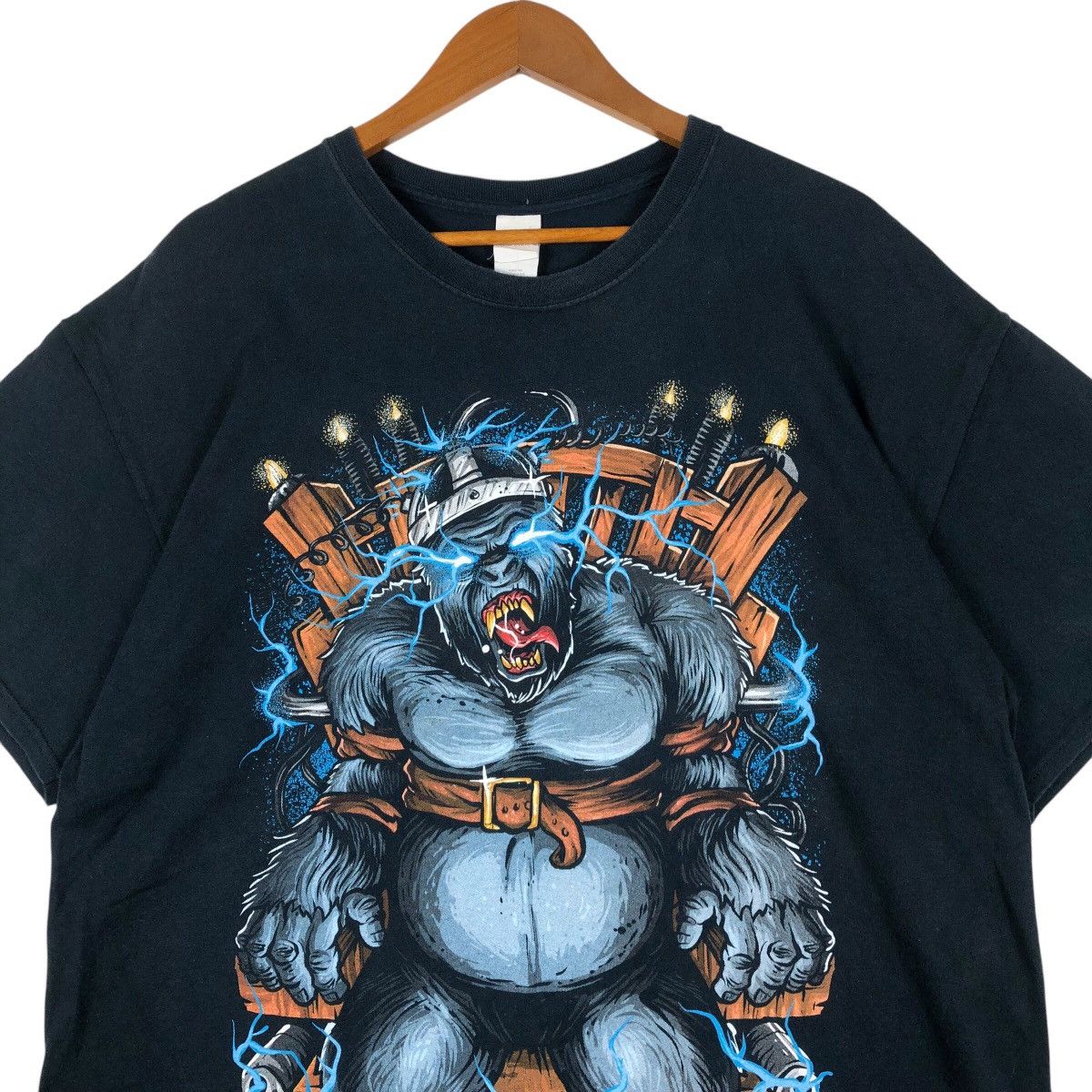 Band Tees × Rap Tees GORILLA VOLTAGE Hip Hop and Rap Music T-Shirt Size US XL / EU 56 / 4 - 3 Thumbnail