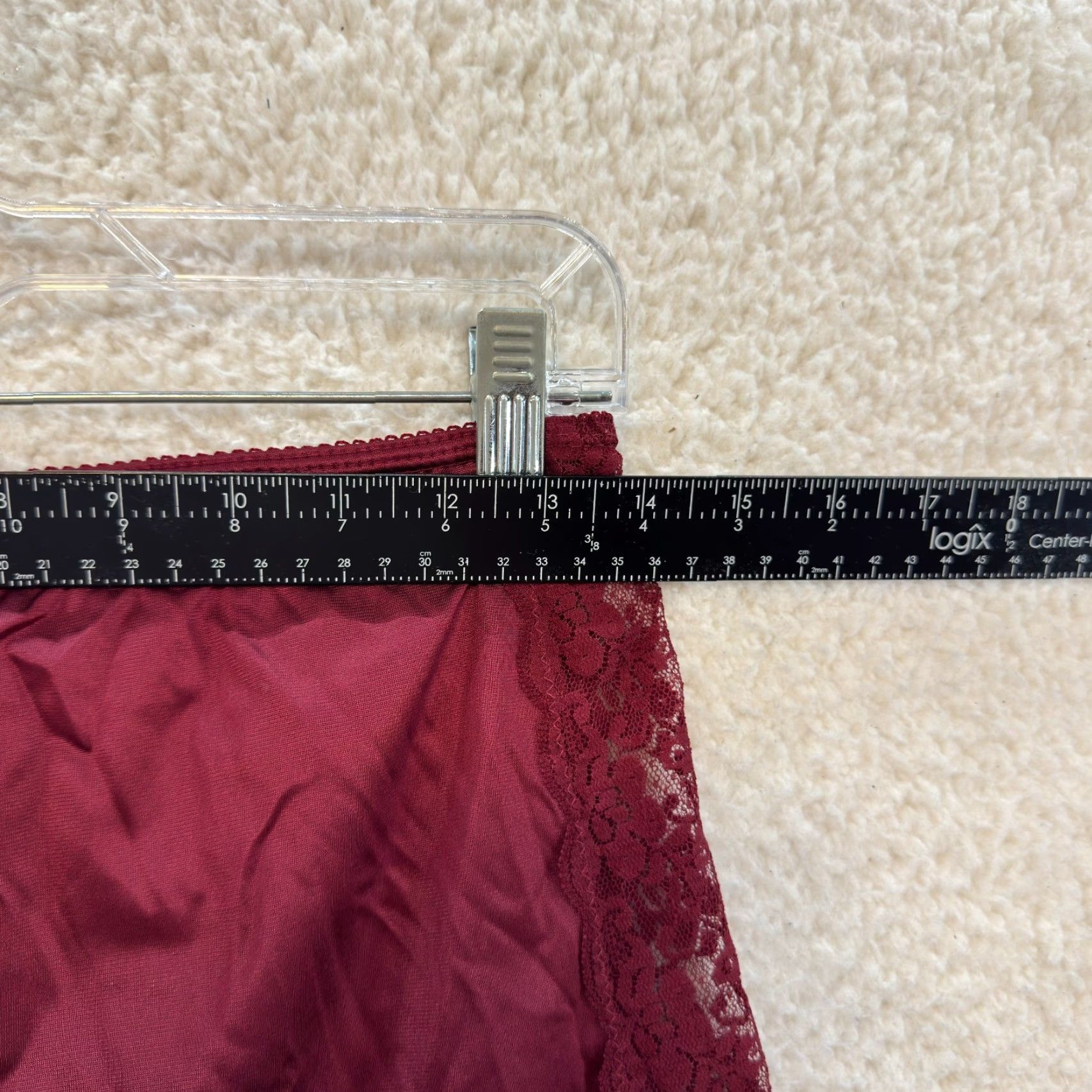 Vintage VINTAGE Slip Skirt XS Small Red Lace Edwardian Victorian Goth S Womens Size 28" / US 6 / IT 42 - 5 Thumbnail
