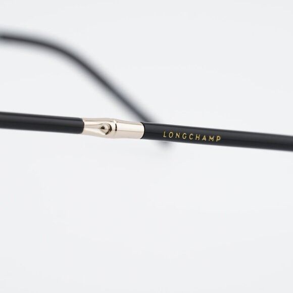 Longchamp Longchamp LO2727 001 Eyeglasses Black/Gold 54mm Cat Eye Fram Size ONE SIZE - 2 Thumbnail