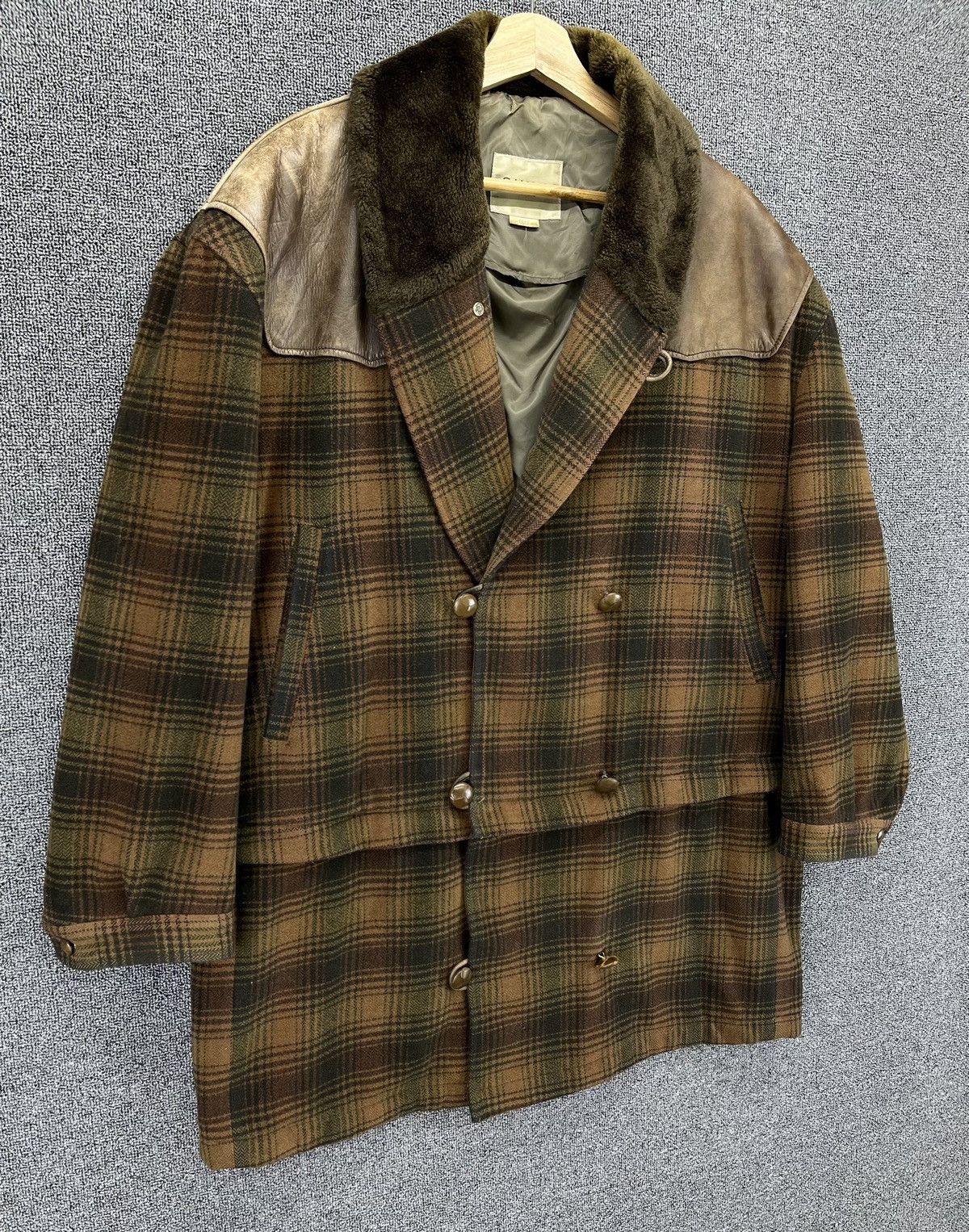 Japanese Brand Vintage Suivi Homme Shadow Plaid Jacket Size US L / EU 52-54 / 3 - 2 Thumbnail