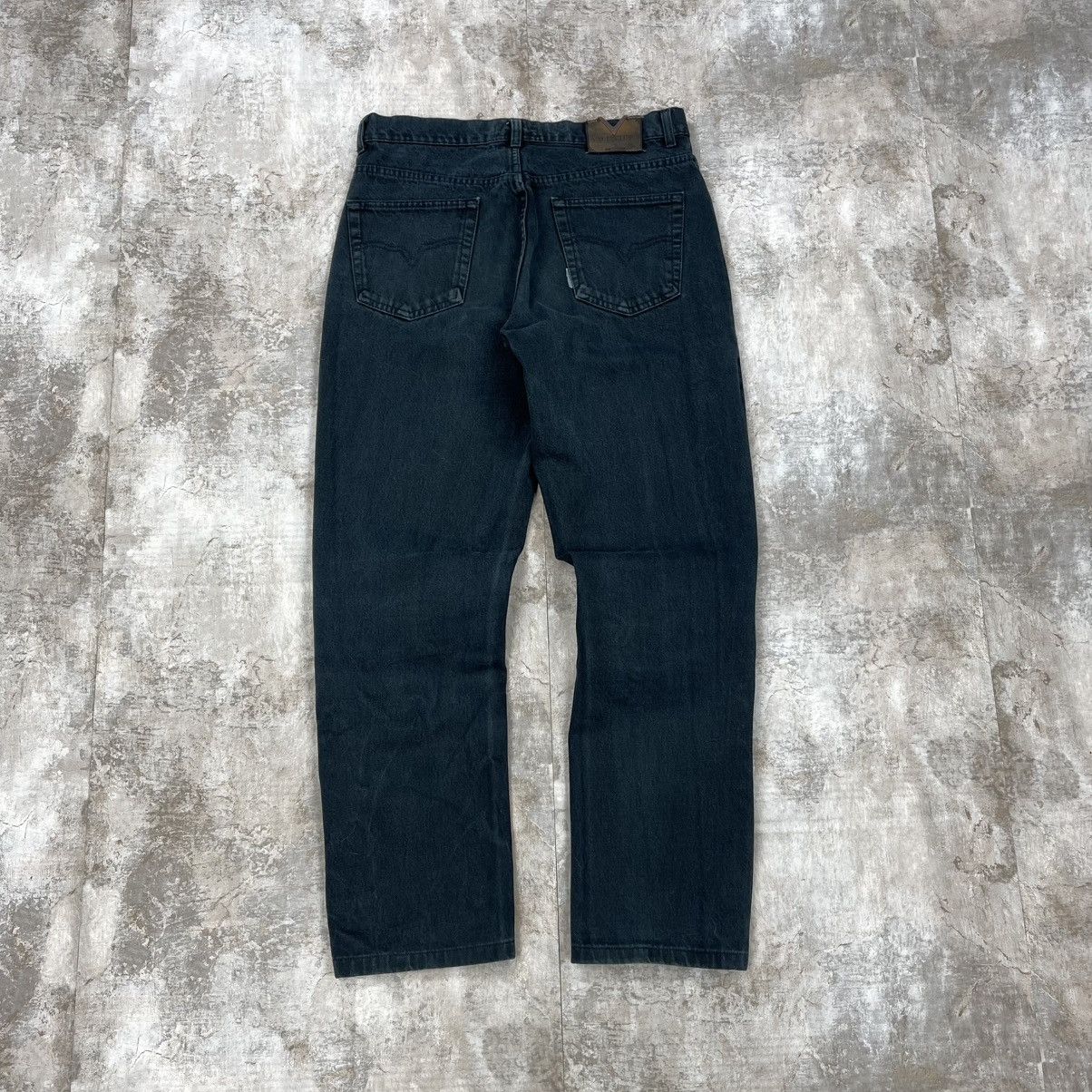 Valentino × Vintage VINTAGE VALENTINO DENIM JEANS WASHED BLACK Size US 38 / EU 54 - 1 Thumbnail