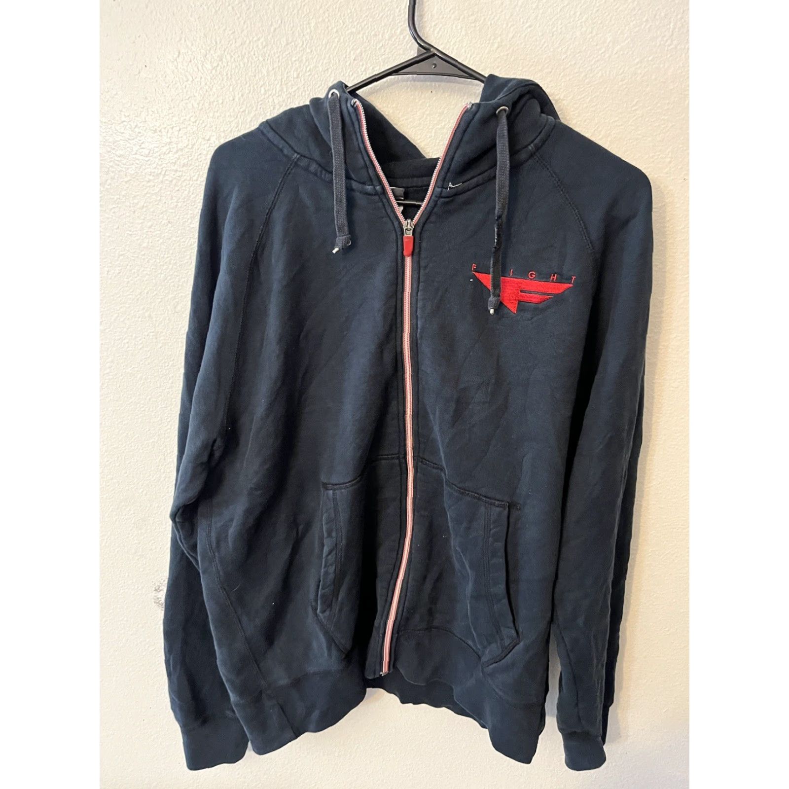 Nike Nike Jacket Mens L Black Air Flight Series Full-Zip Hoodie 90s Basketball Zip Hoodie Nike Air Flight Mens L Black Full Zip Hoodie Size US L / EU 52-54 / 3 - 2 Thumbnail