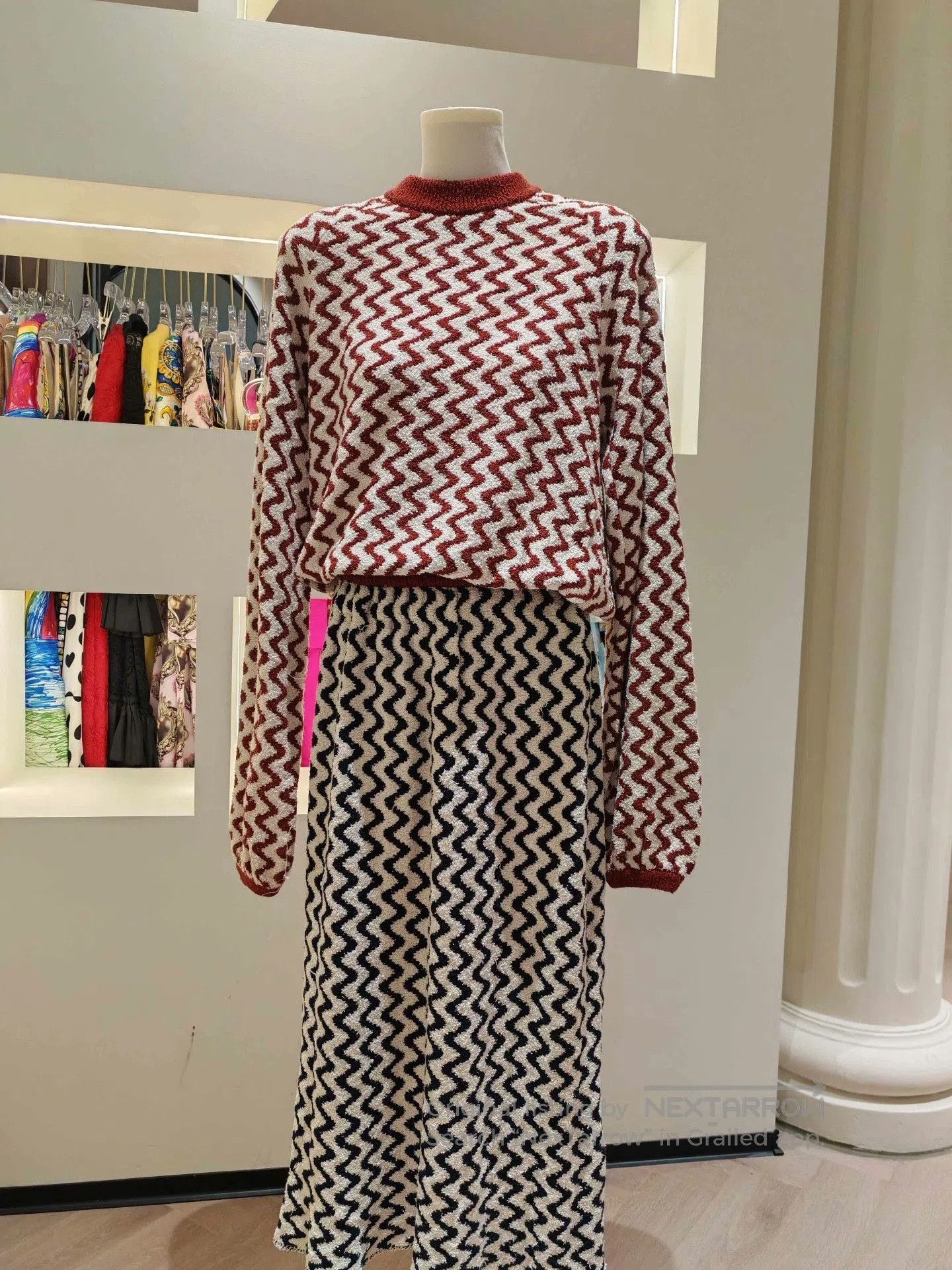 Chloe Chloé Wave Pattern Knit Set. Size XS / US 0-2 / IT 36-38 - 1 Thumbnail