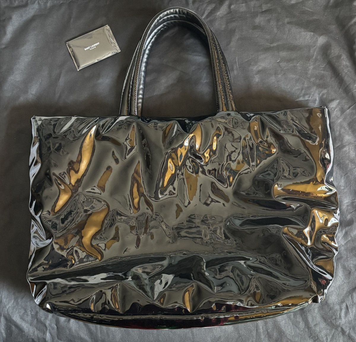 Yves Saint Laurent Saint Laurent Pre-Owned Logo Maxi Tote Size ONE SIZE - 5 Thumbnail
