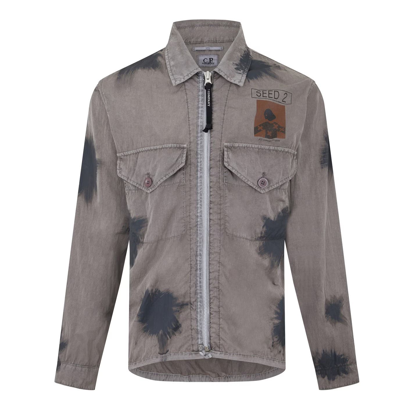 C.P. Company o1g2r1mq0426 Seed 2 Zip Overshirt in Multicolor Size US S / EU 44-46 / 1 - 1 Thumbnail