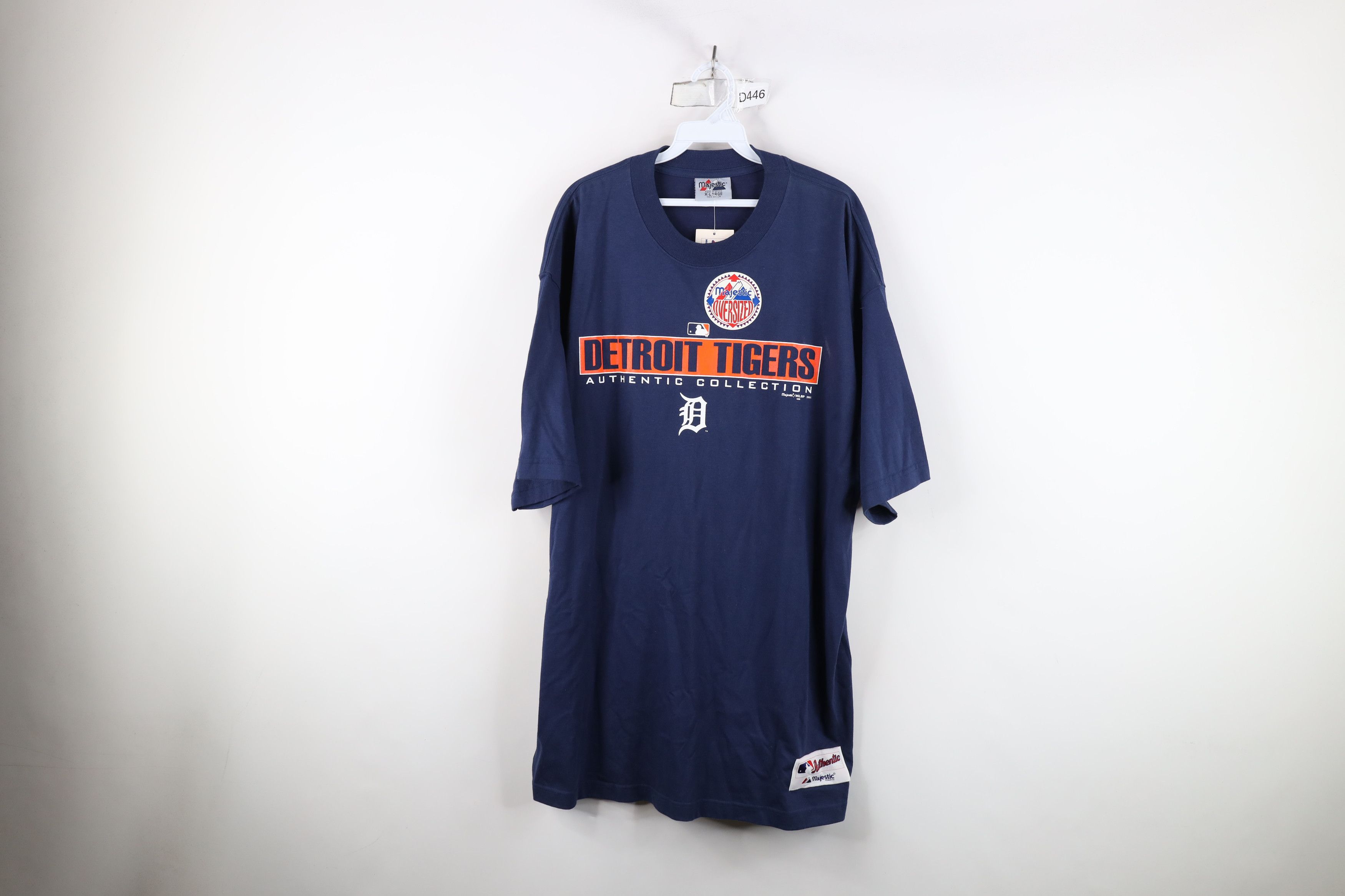 Majestic × Vintage Deadstock Vtg Y2K 2001 Majestic Tigers Baseball T-Shirt Size US XL / EU 56 / 4 - 1 Thumbnail