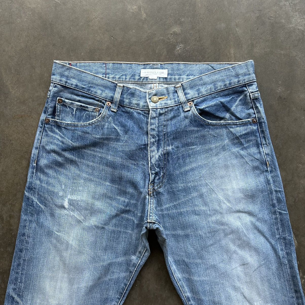 Japanese Brand Vintage Tommy Raw Denim Jeans Made In Japan Size 34 Size US 34 / EU 50 - 3 Thumbnail