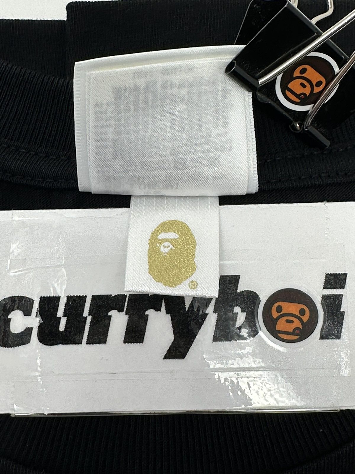 Bape CLASSIC Bape College Tee Black Size US M / EU 48-50 / 2 - 6 Thumbnail