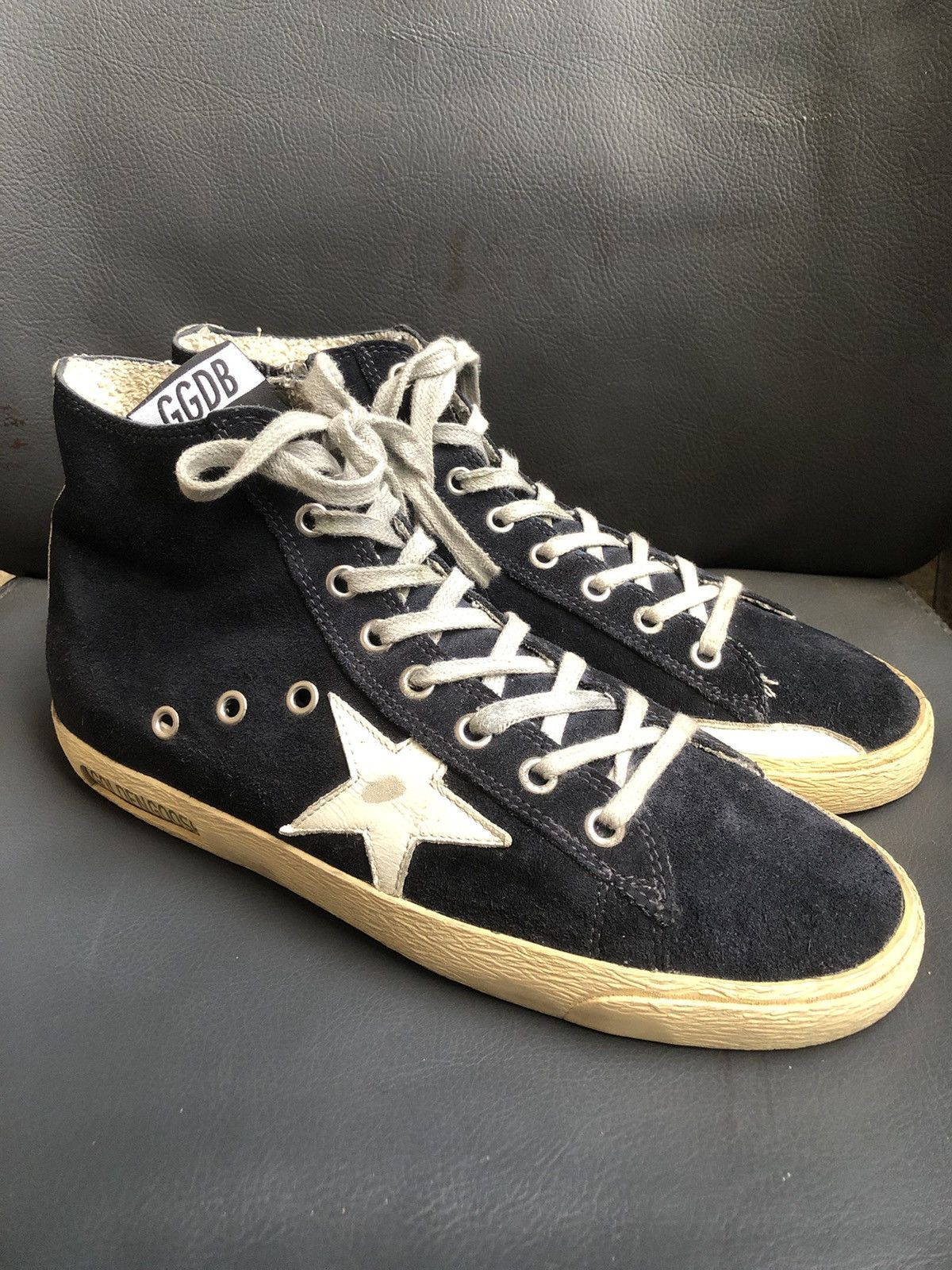 Golden Goose Golden Goose Francy Blue Suede Women’s Sneakers Size 38 Size US 8 / IT 38 - 1 Thumbnail