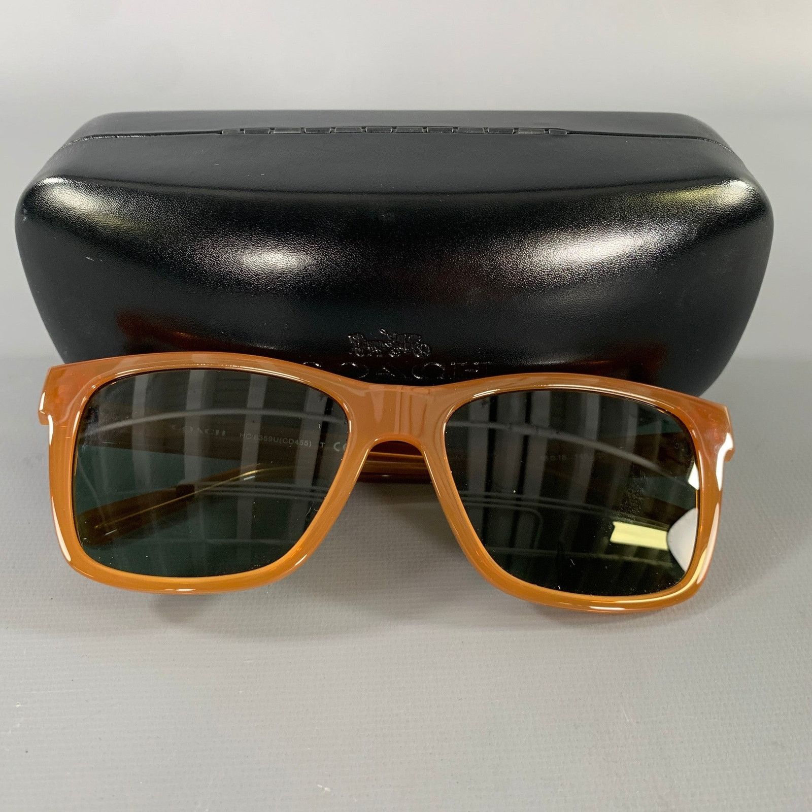 Coach COACH Brown Logo Acetate Sunglasses & Eyewear Size ONE SIZE - 7 Thumbnail