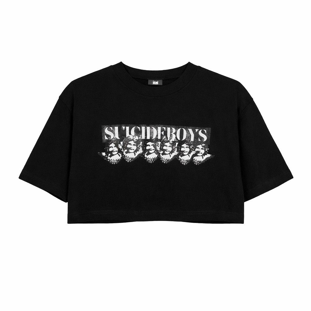 G59 Records G59 Suicideboys Women’s Cropped Cherub Tee (2024) Size L / US 10 / IT 46 - 1 Thumbnail