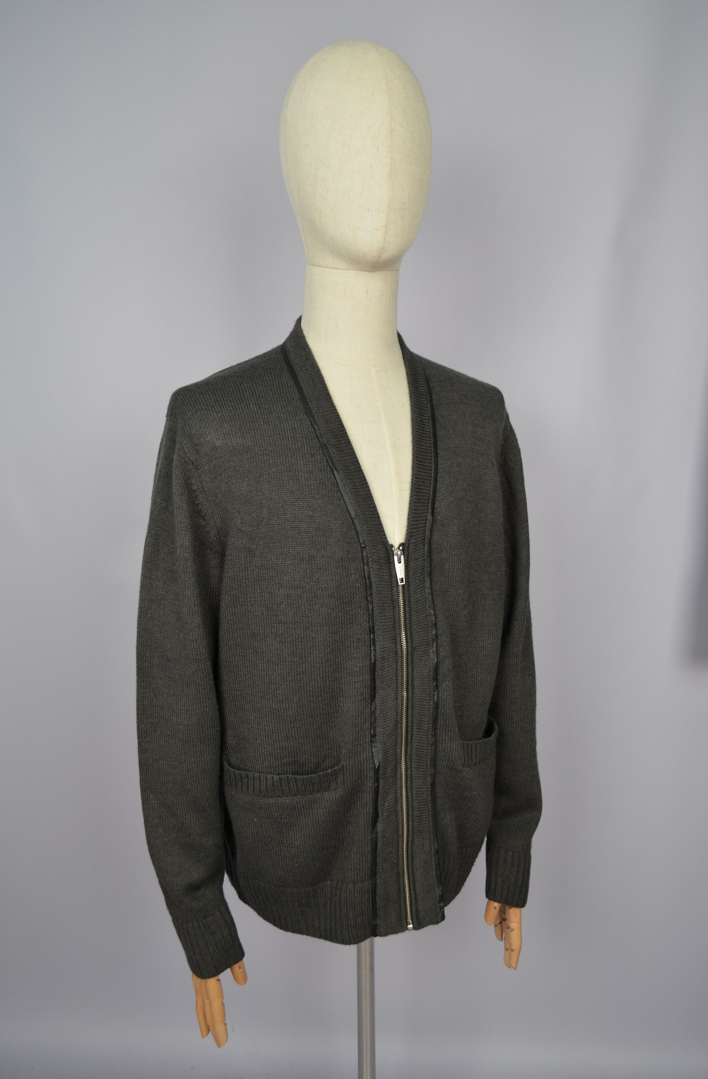 Designer × The Kooples The Kooples Full Zip Wool Blend Knit Jacket Cardigan Sweater Size US M / EU 48-50 / 2 - 9 Thumbnail