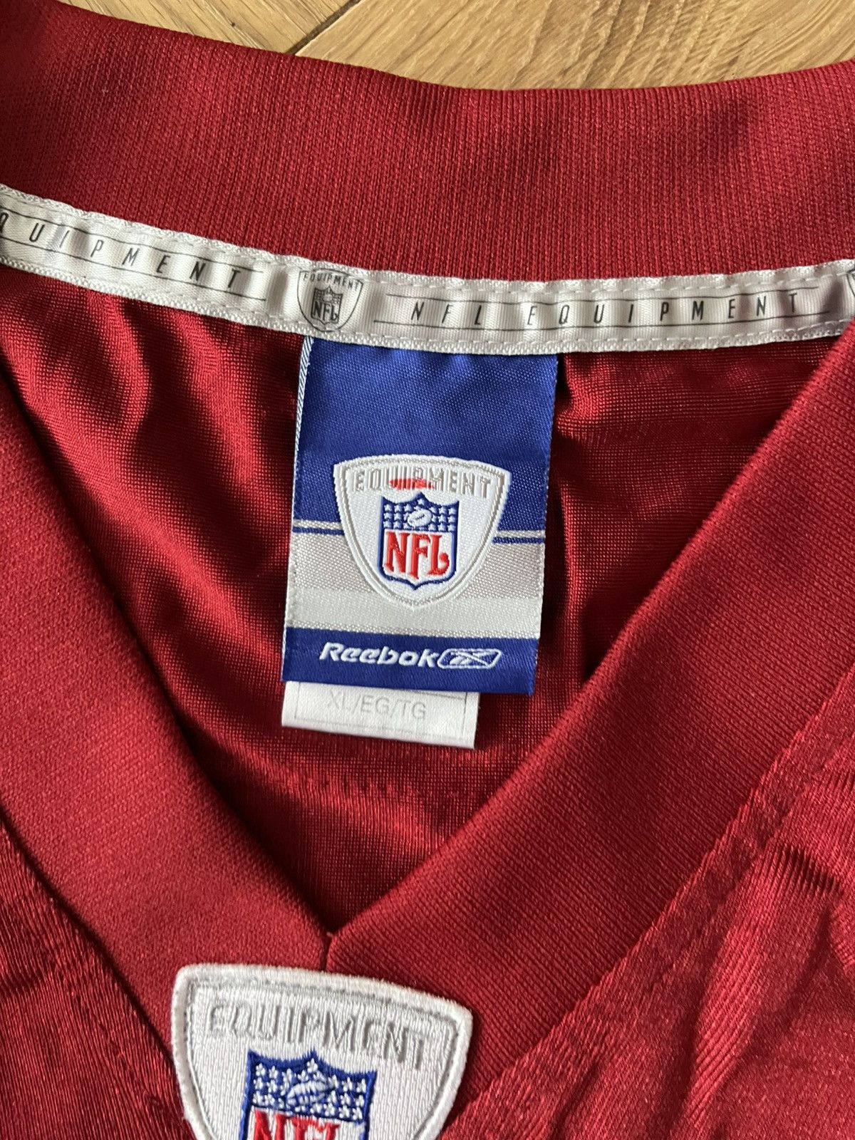 Reebok 2005 San Francisco 49ers J. Peterson #98 Home Jersey Reebok Size US XL / EU 56 / 4 - 6 Thumbnail