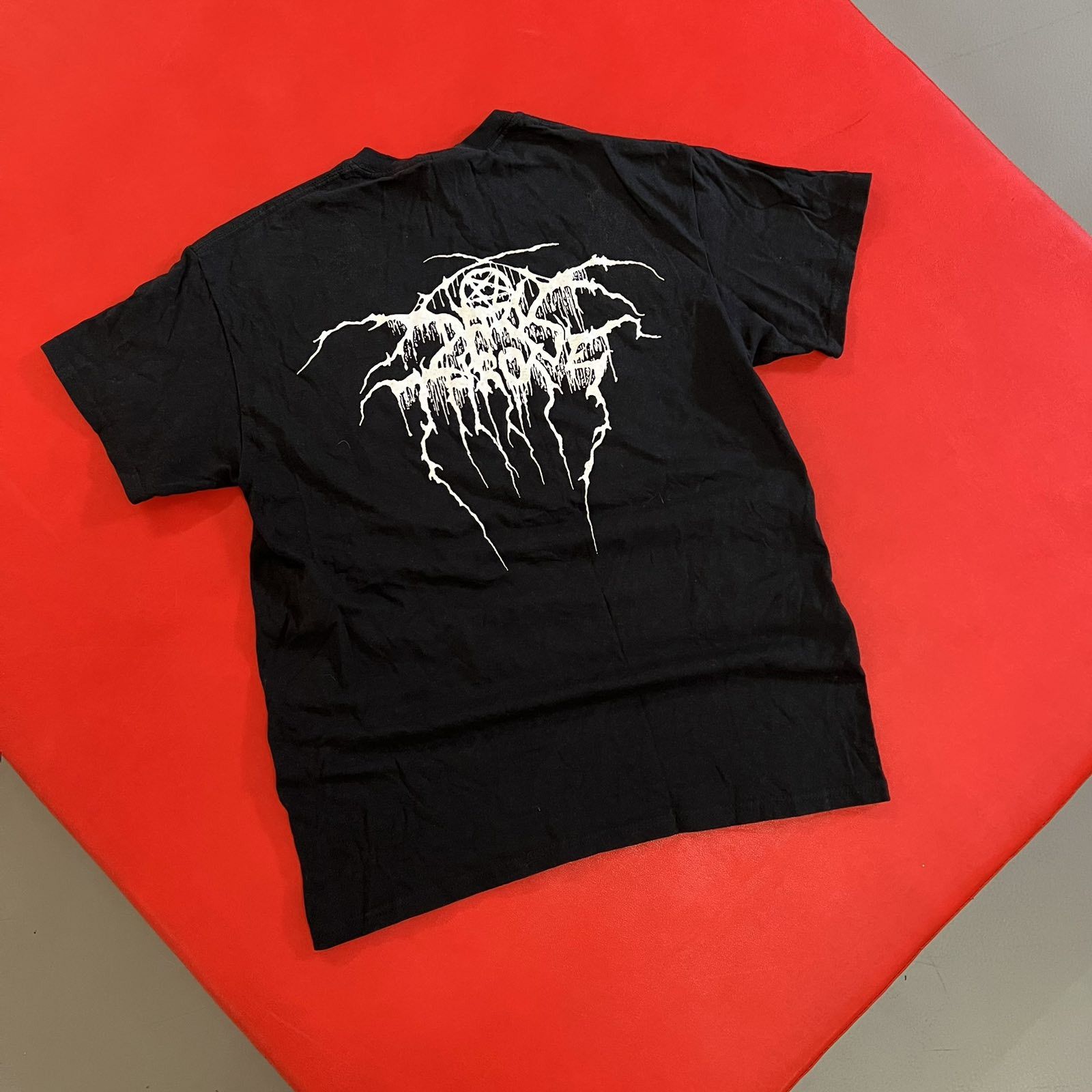 Band Tees × Gildan × Vintage Vintage Darkthrone Blaze In The Northen Sky Metal Tee Size US M / EU 48-50 / 2 - 2 Thumbnail