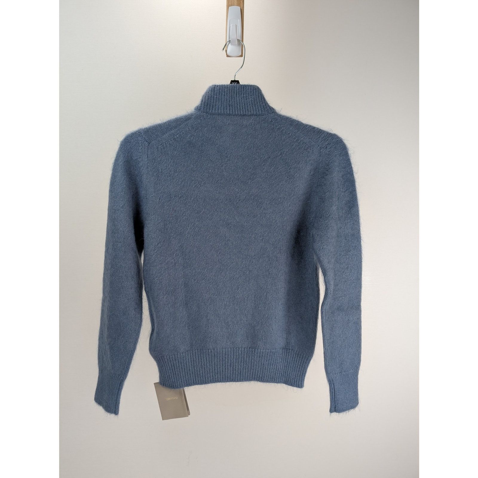 Tom Ford o1rshd1 Turtle Neck Sweatshirt in Blue Size US M / EU 48-50 / 2 - 16 Thumbnail