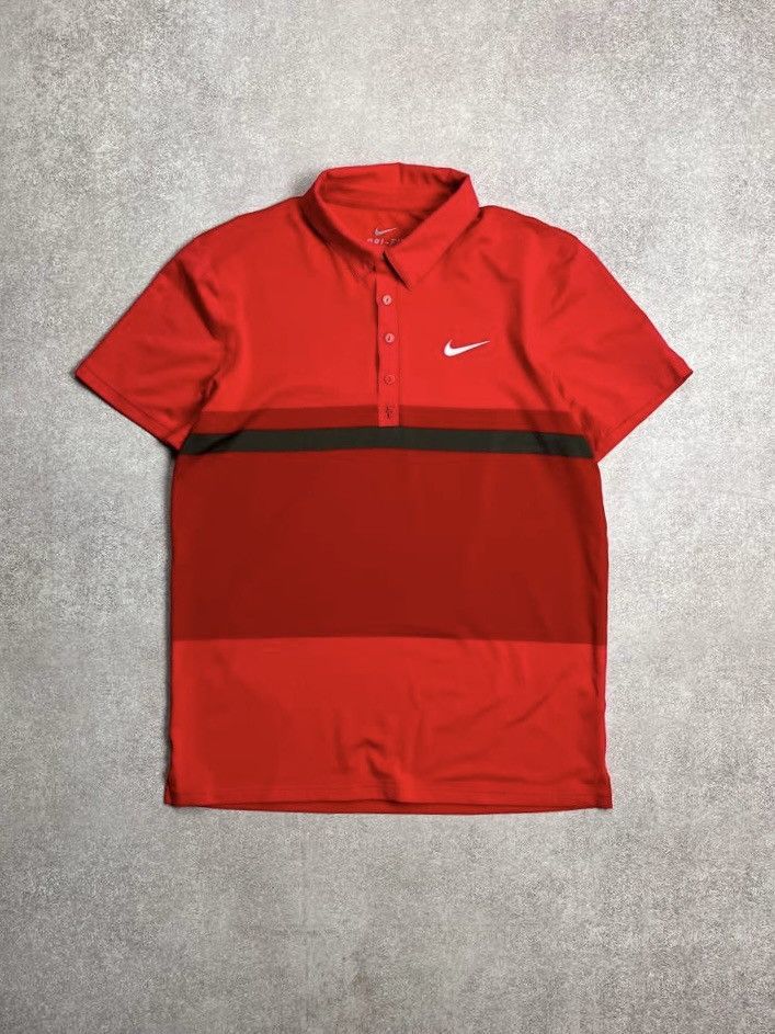 Nike VINTAGE NIKE CHALLENGE COURT RED TENNIS POLO SHORT M Size US M / EU 48-50 / 2 - 1 Thumbnail