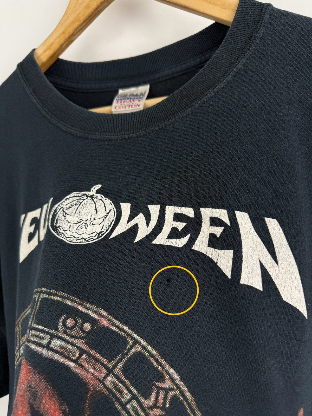 Gildan 🇩🇪 Vtg 00s Halloween The Time of the Oath Power Metal T-shirt Size US XXL / EU 58 / 5 - 10 Thumbnail