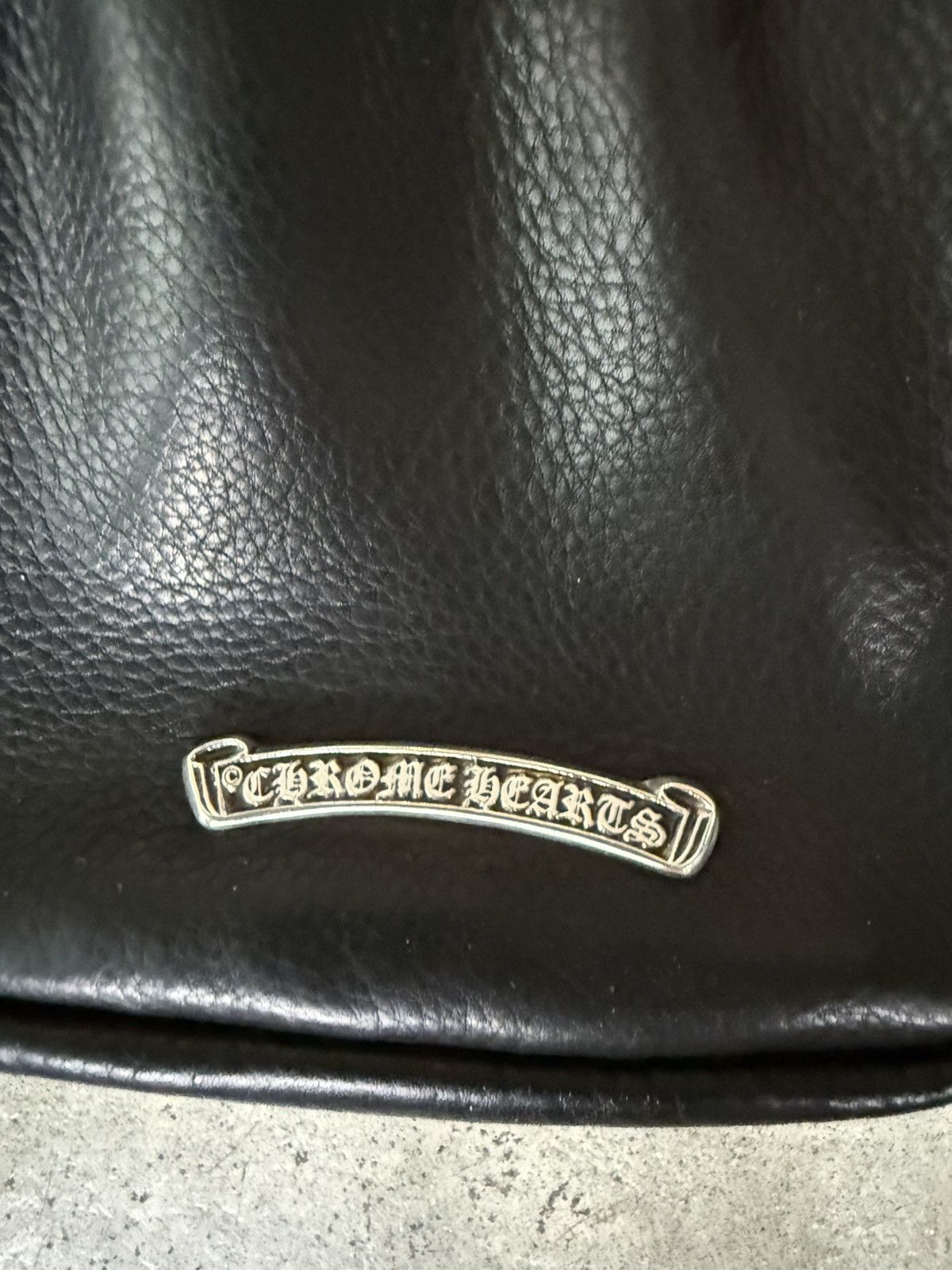 Chrome Hearts CHROME HEARTS LAMBSKIN LEATHER CEMETERY TAKA CROSSBODY BAG Size ONE SIZE - 9 Thumbnail