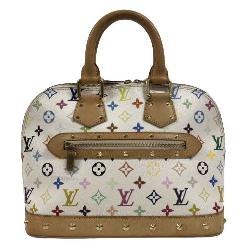 Louis Vuitton Alma PM Monogram Multicolor Handbag White