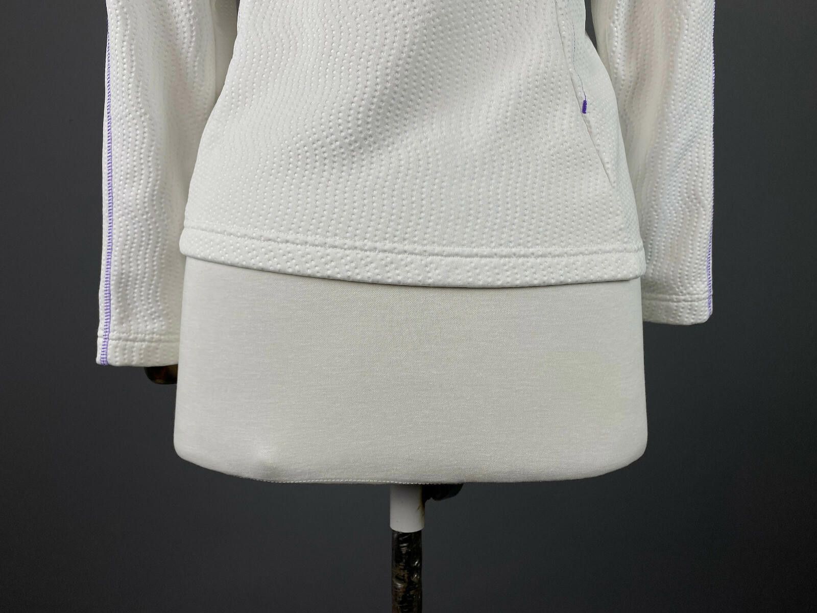 Salomon Salomon White Full Zip Long Sleeve Ski Fleece Sweater Size M Size M / US 6-8 / IT 42-44 - 8 Thumbnail