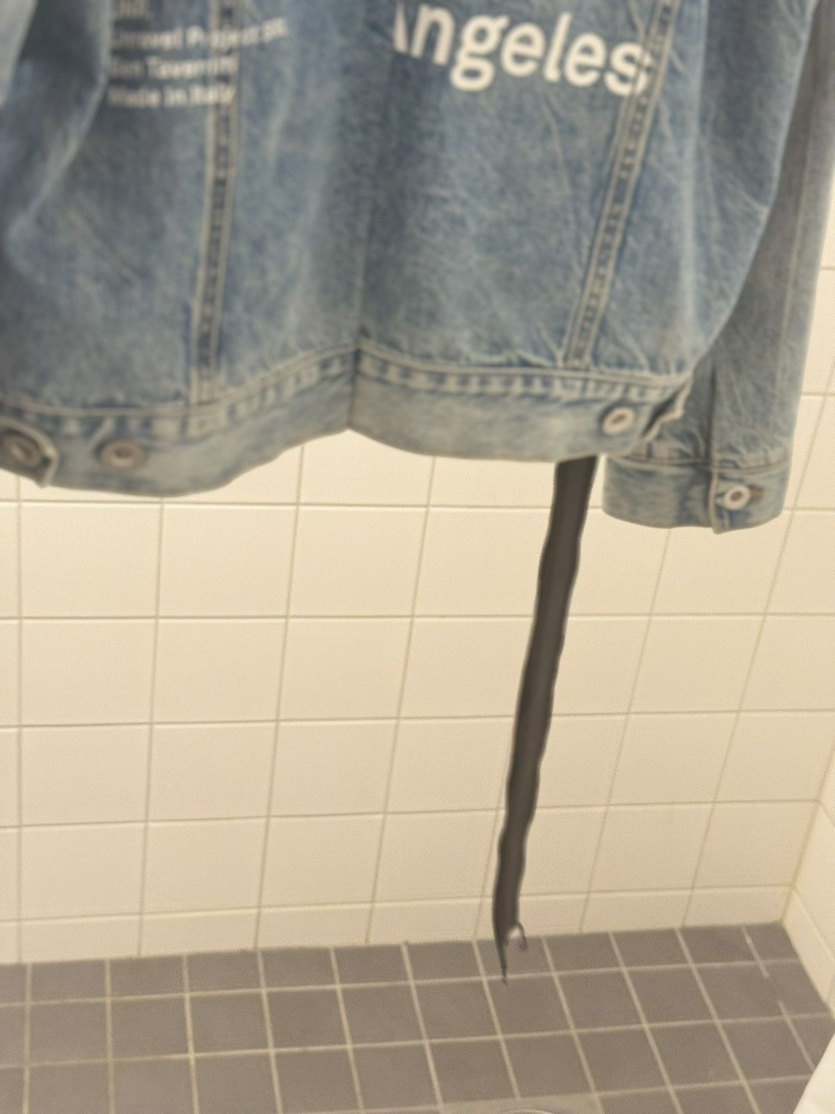 Ben Taverniti Unravel Project Assymetric Denim Jacket Size US XL / EU 56 / 4 - 11 Thumbnail