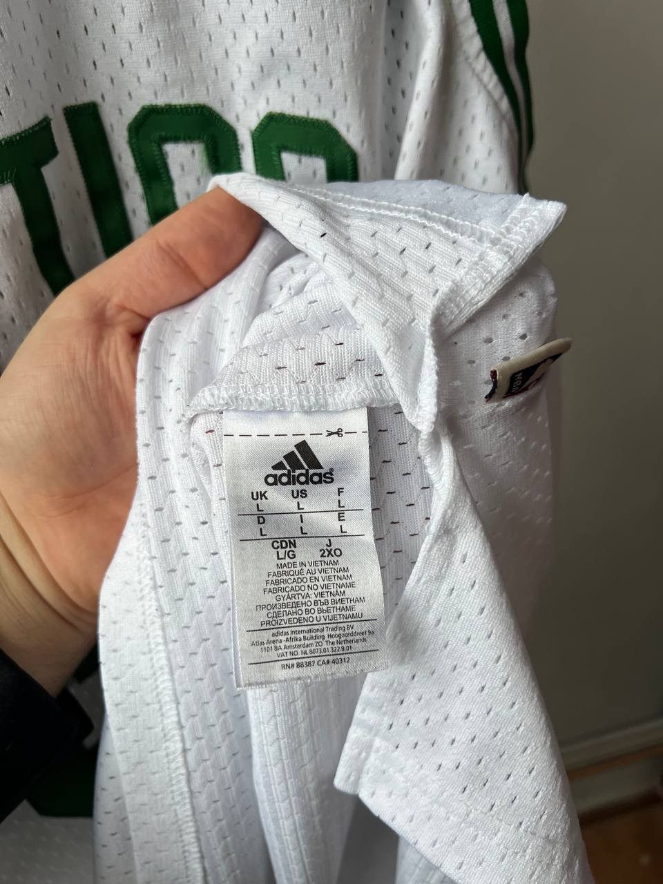 NBA 2014 BOSTON CELTICS #33 BIRD ADIDAS BASKETBALL JERSEY SZ L Size US L / EU 52-54 / 3 - 10 Thumbnail