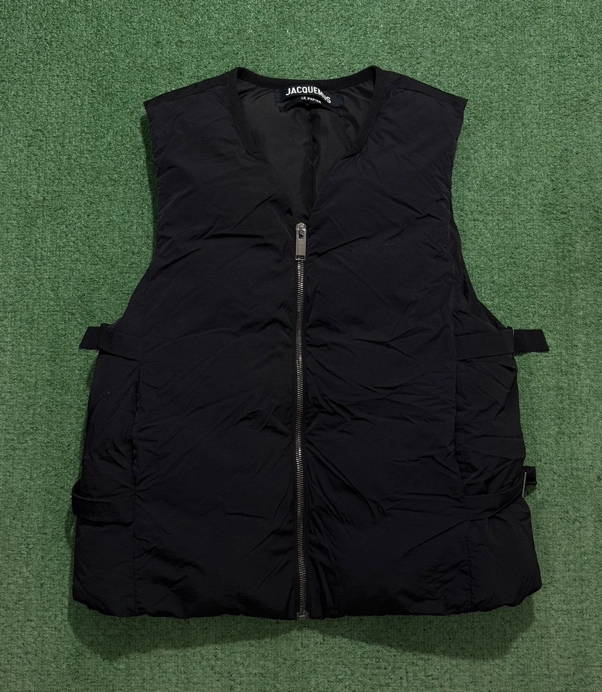 Jacquemus Jacquemus Carozzu Black Puffer Vest Men Size US L / EU 52-54 / 3 - 1 Thumbnail