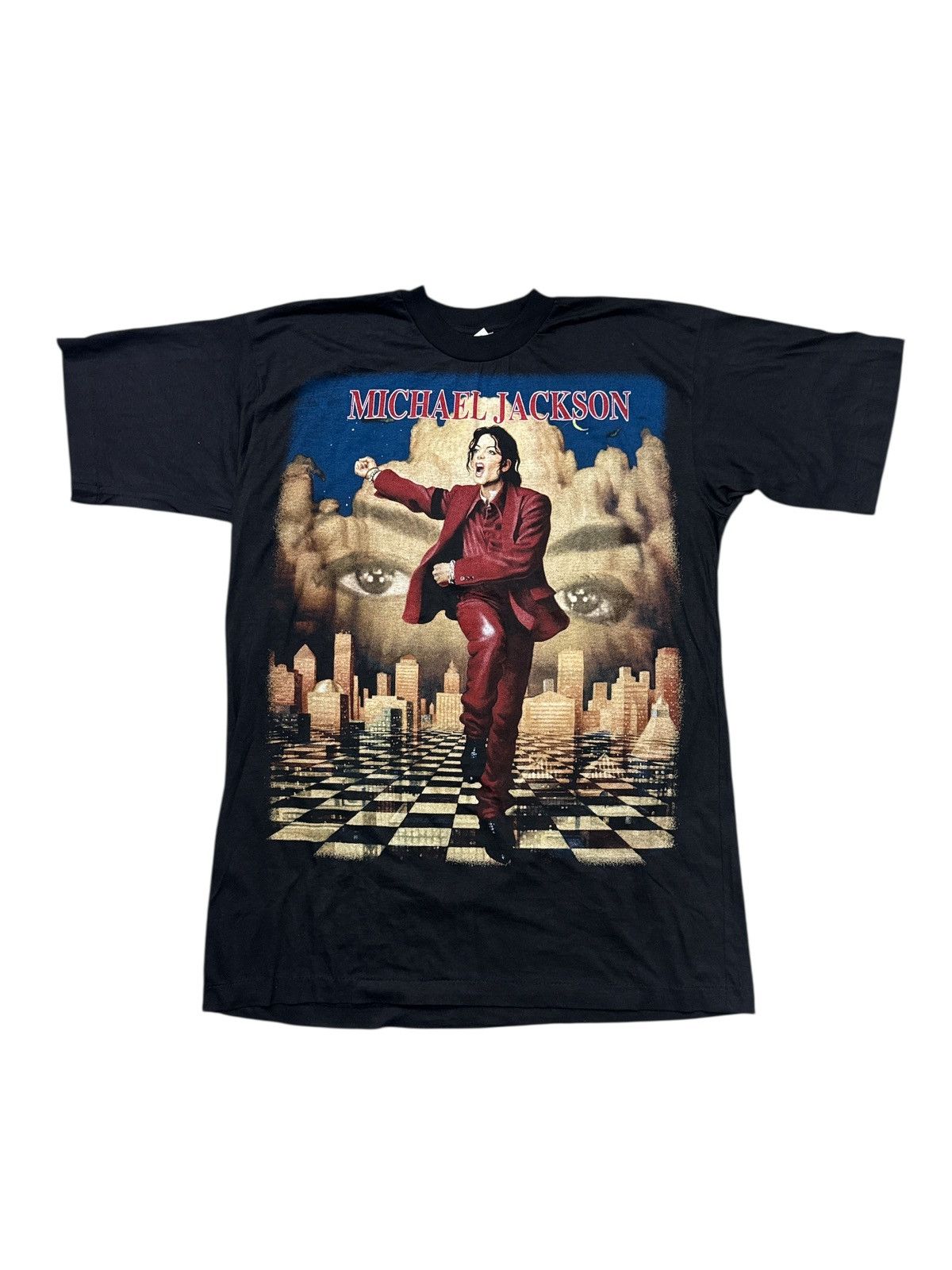 マイケルジャクソンヒストリーツアーTシャツ Michael Jackson History World Tour White Tee