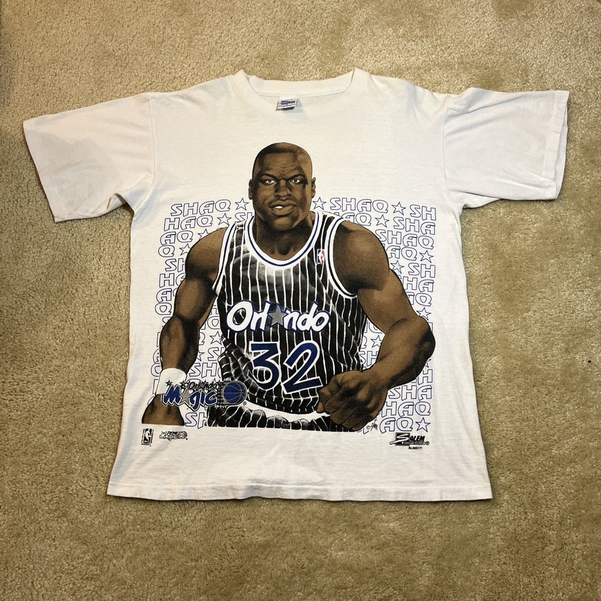Salem Sportswear Shaquille O'Neal Orlando Magic NBA 90's Caricature Size US L / EU 52-54 / 3 - 1 Thumbnail