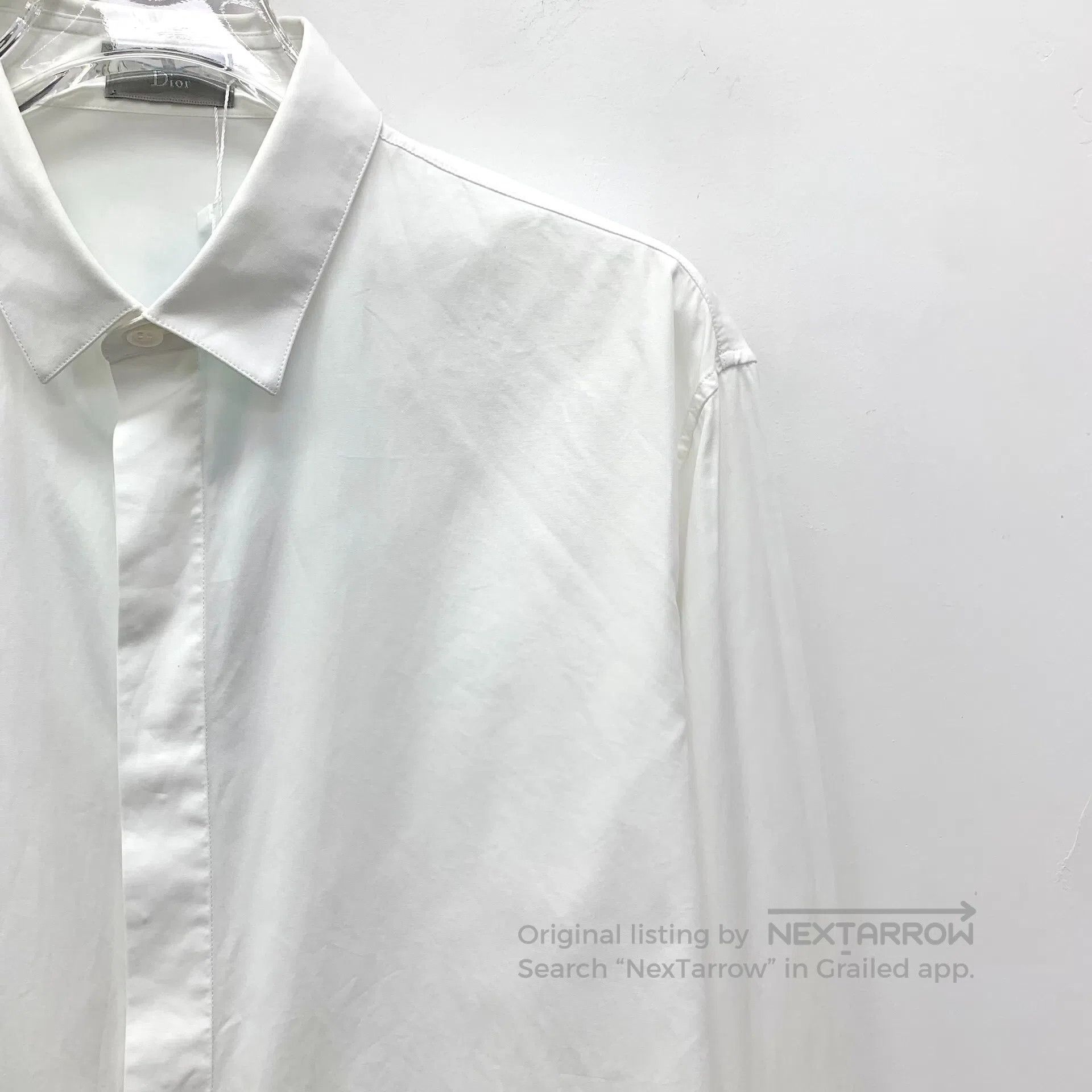 Dior Dior size 39 White bee embroidered cotton collar long-slee Size US S / EU 44-46 / 1 - 3 Thumbnail