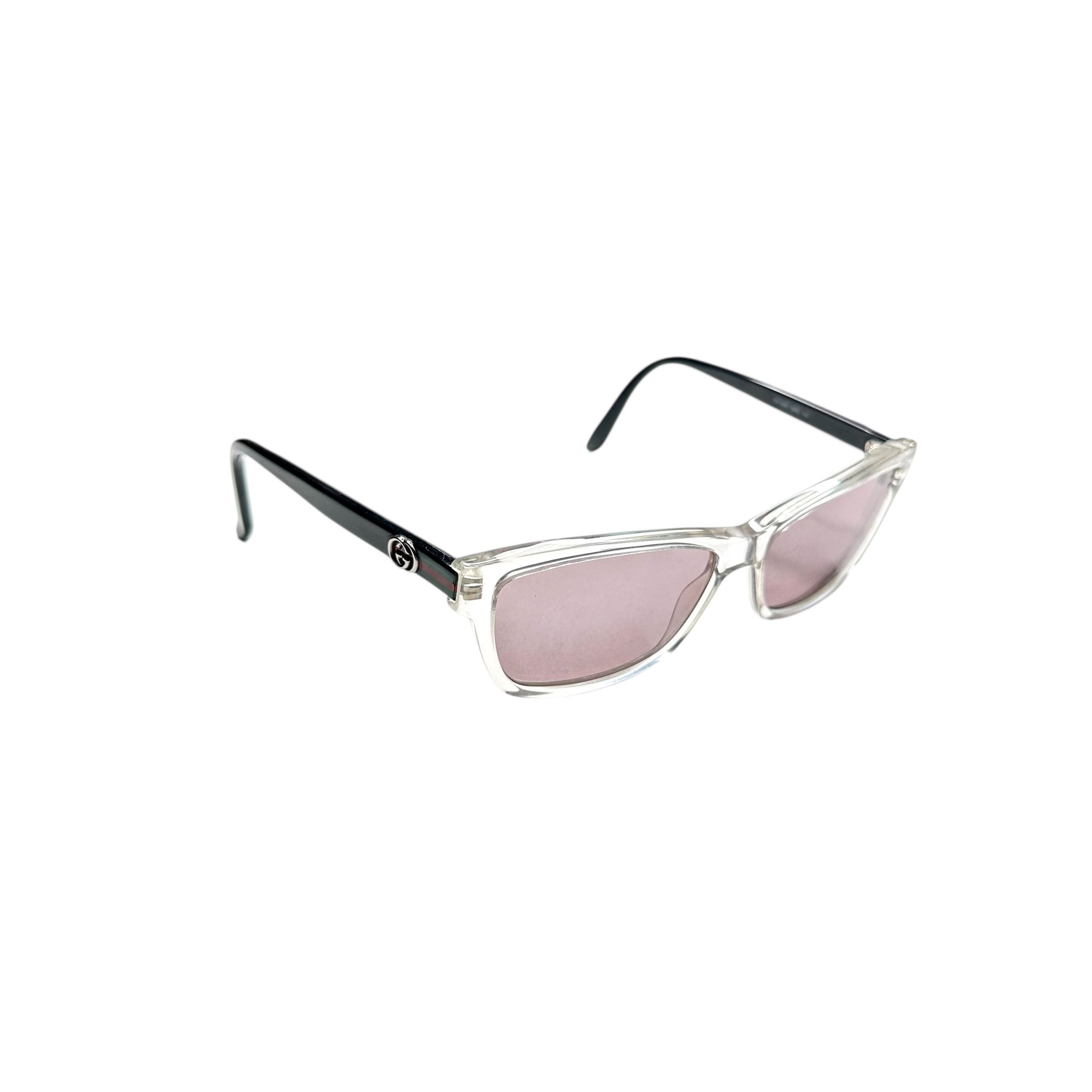 Gucci Gucci Wayfarer Transparent GG Sunglasses Size ONE SIZE - 2 Thumbnail
